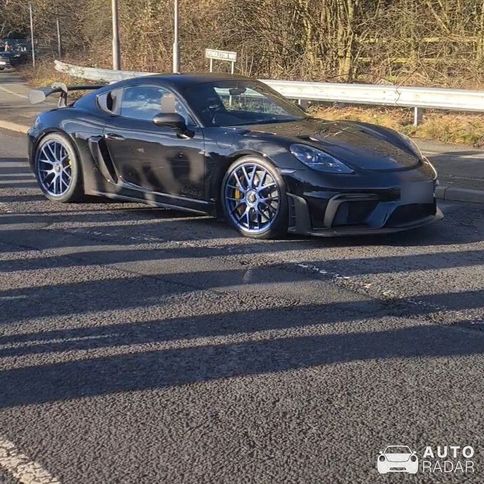 Porsche 718 Cayman GT4 RS spotted in Alderley Edge, United Kingdom