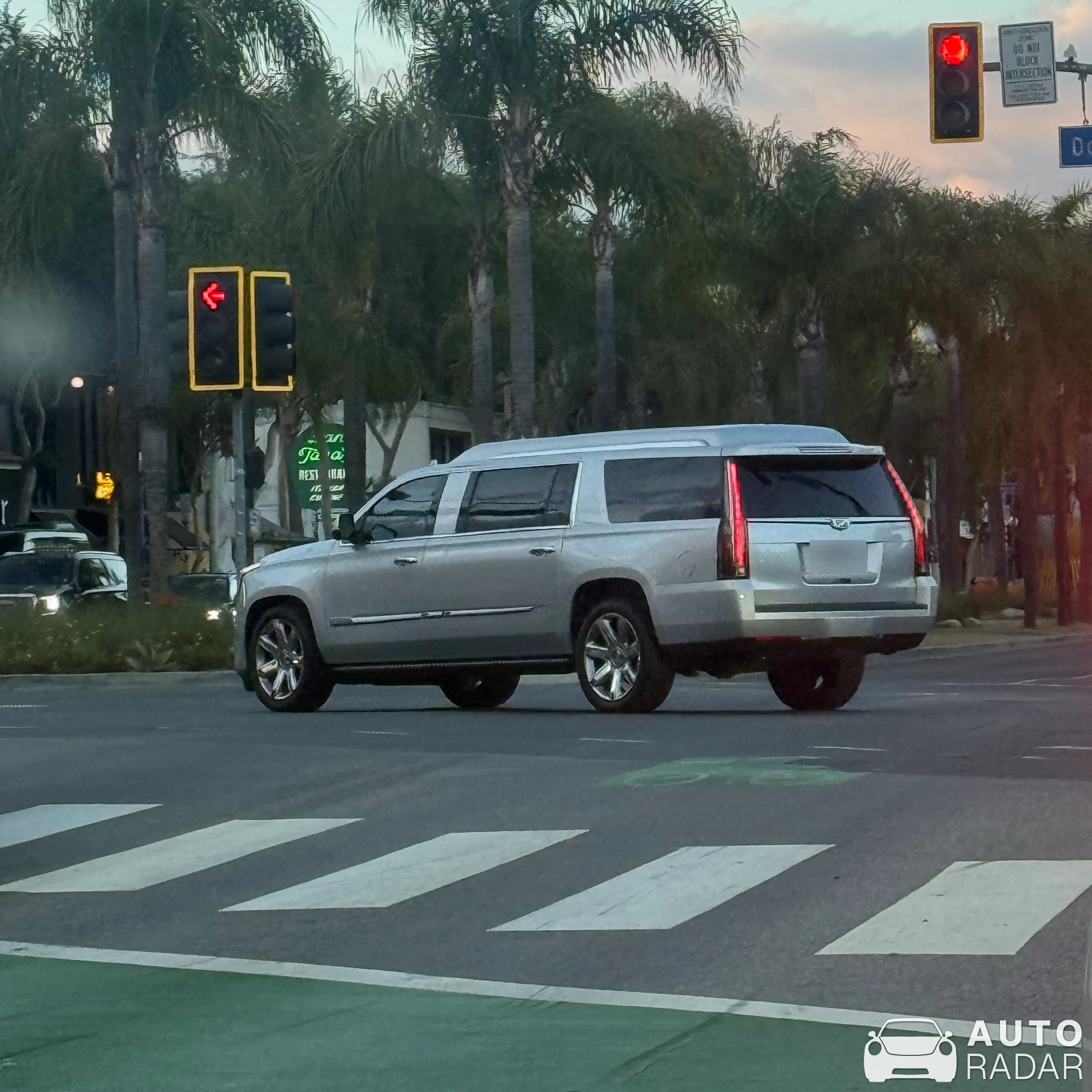 Cadillac Escalade Limousine spotted in West Hollywood