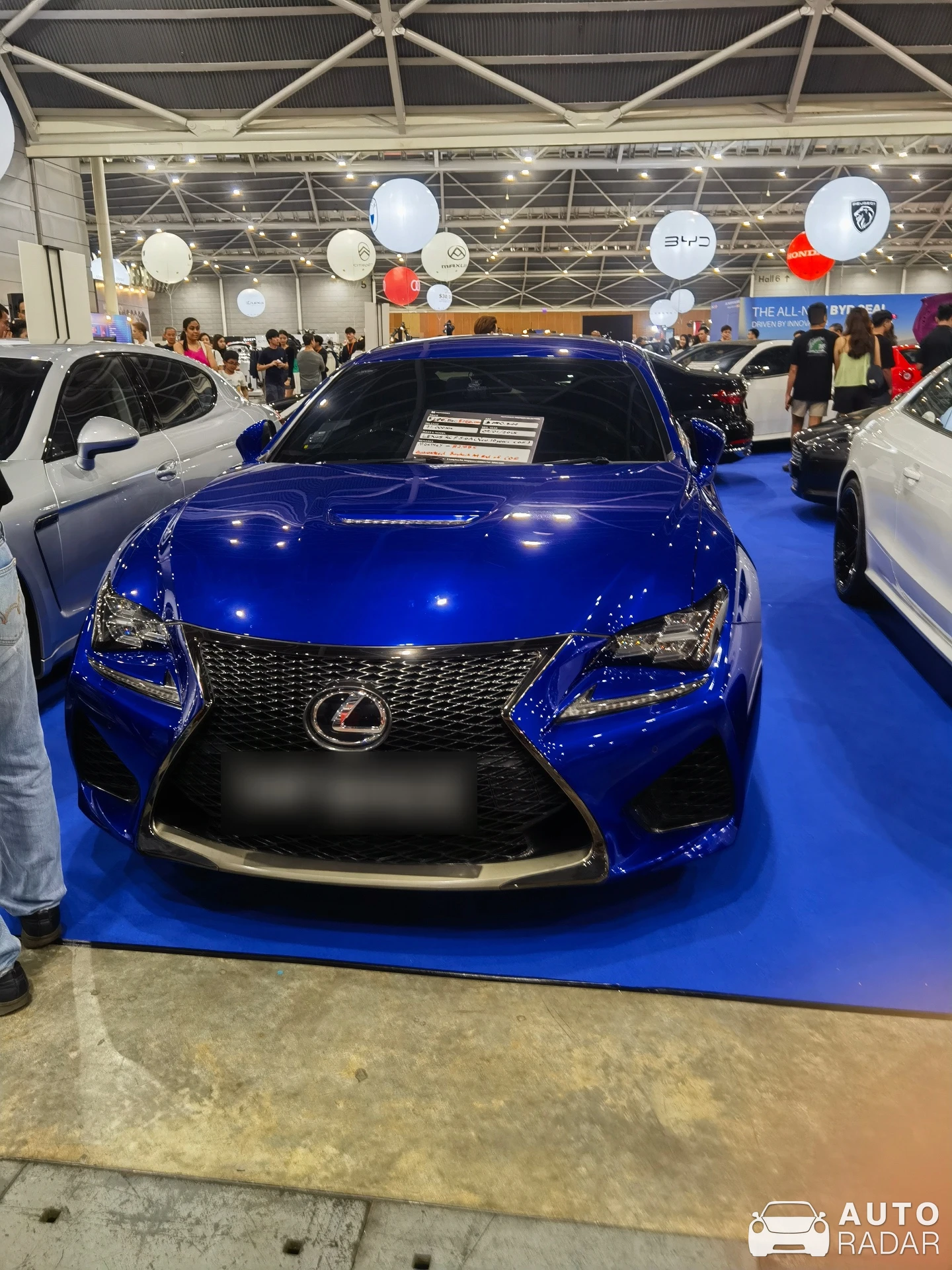 Lexus LC-F spotted in Singapore