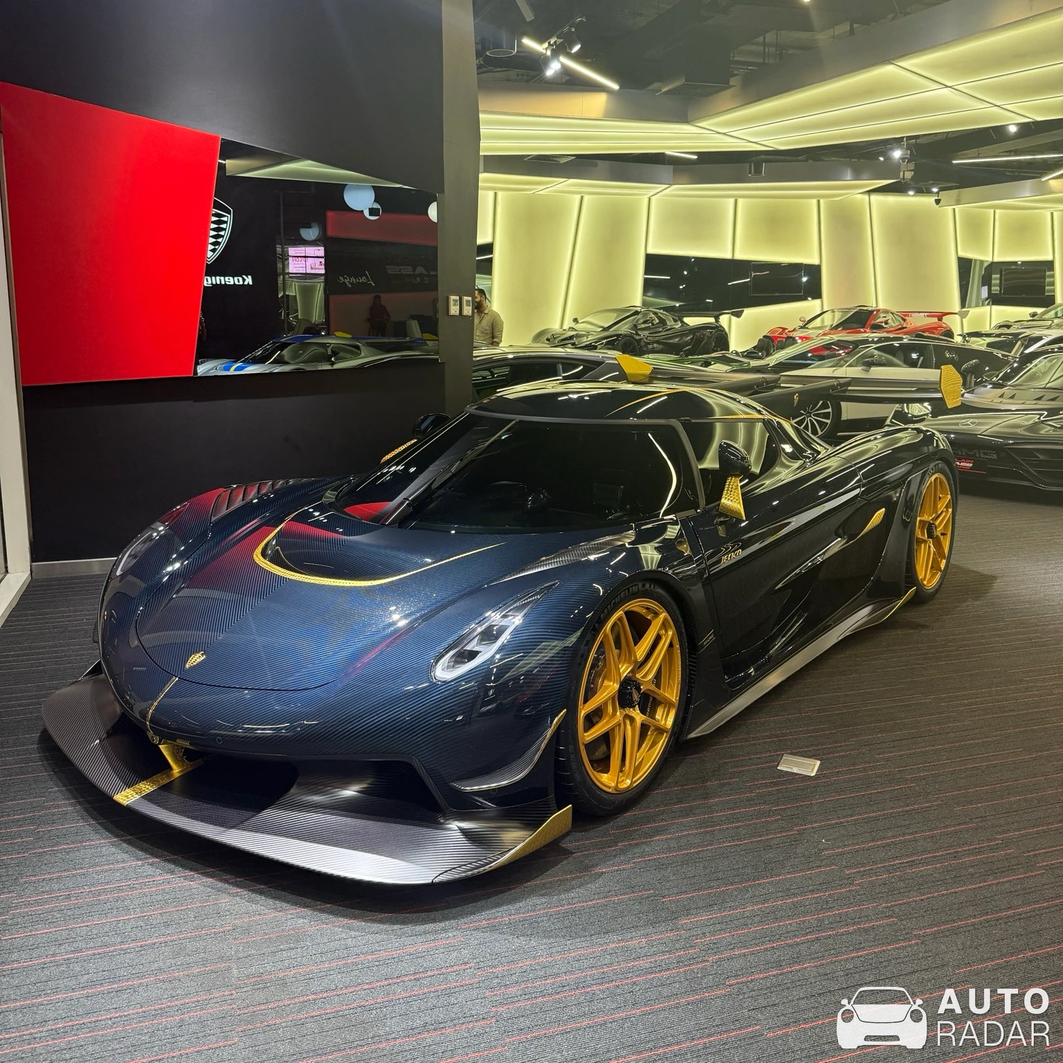 Koenigsegg Jesko Attack spotted in Dubai, United Arab Emirates