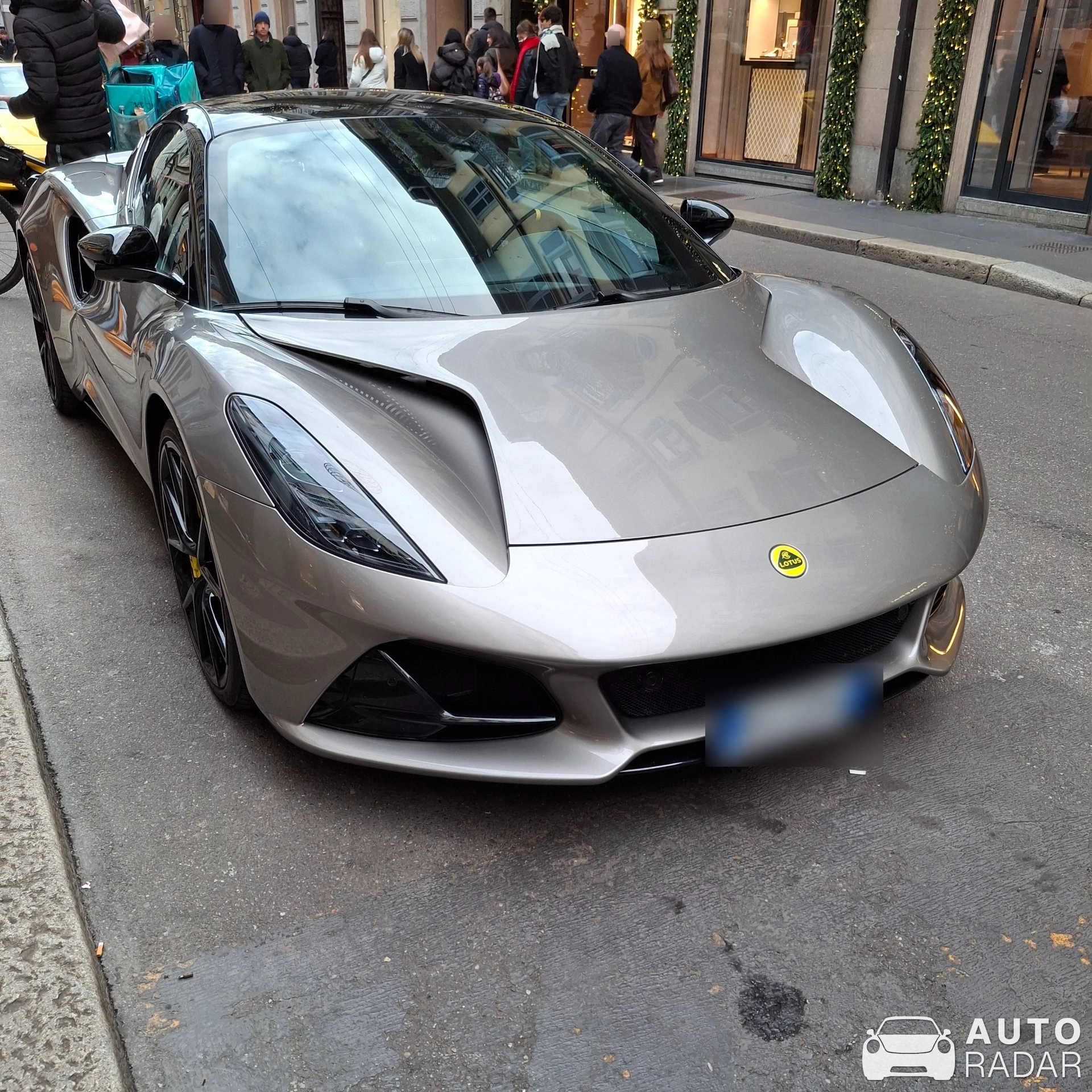 Lotus Emira I4 spotted in Milano, Italy