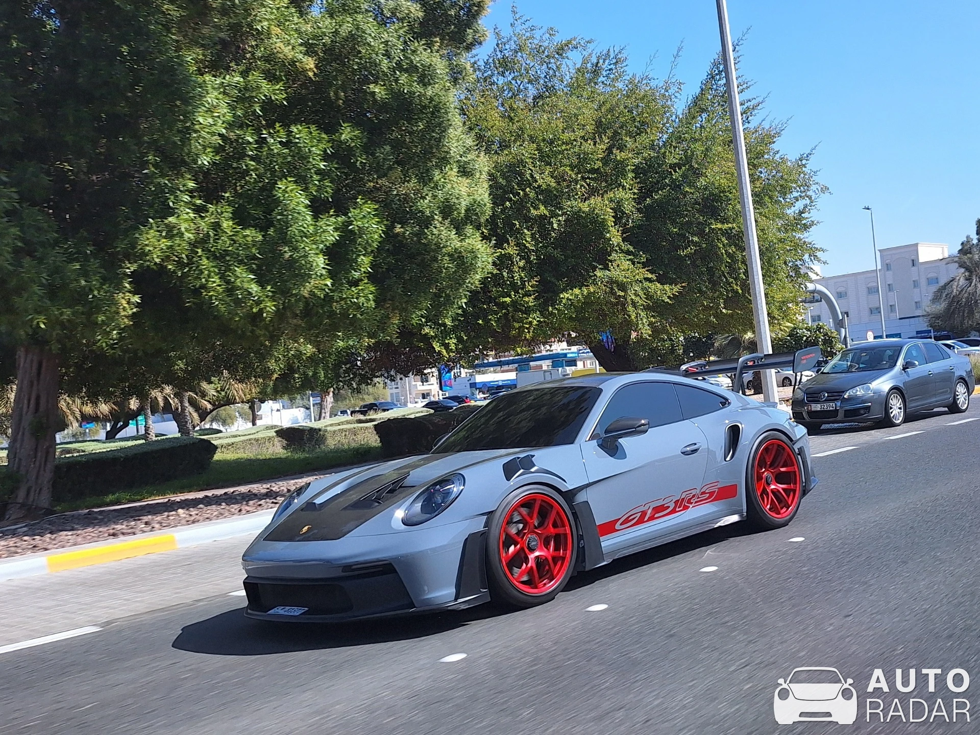 Porsche 992 GT3 RS MkI spotted in Abu Dhabi, United Arab Emirates