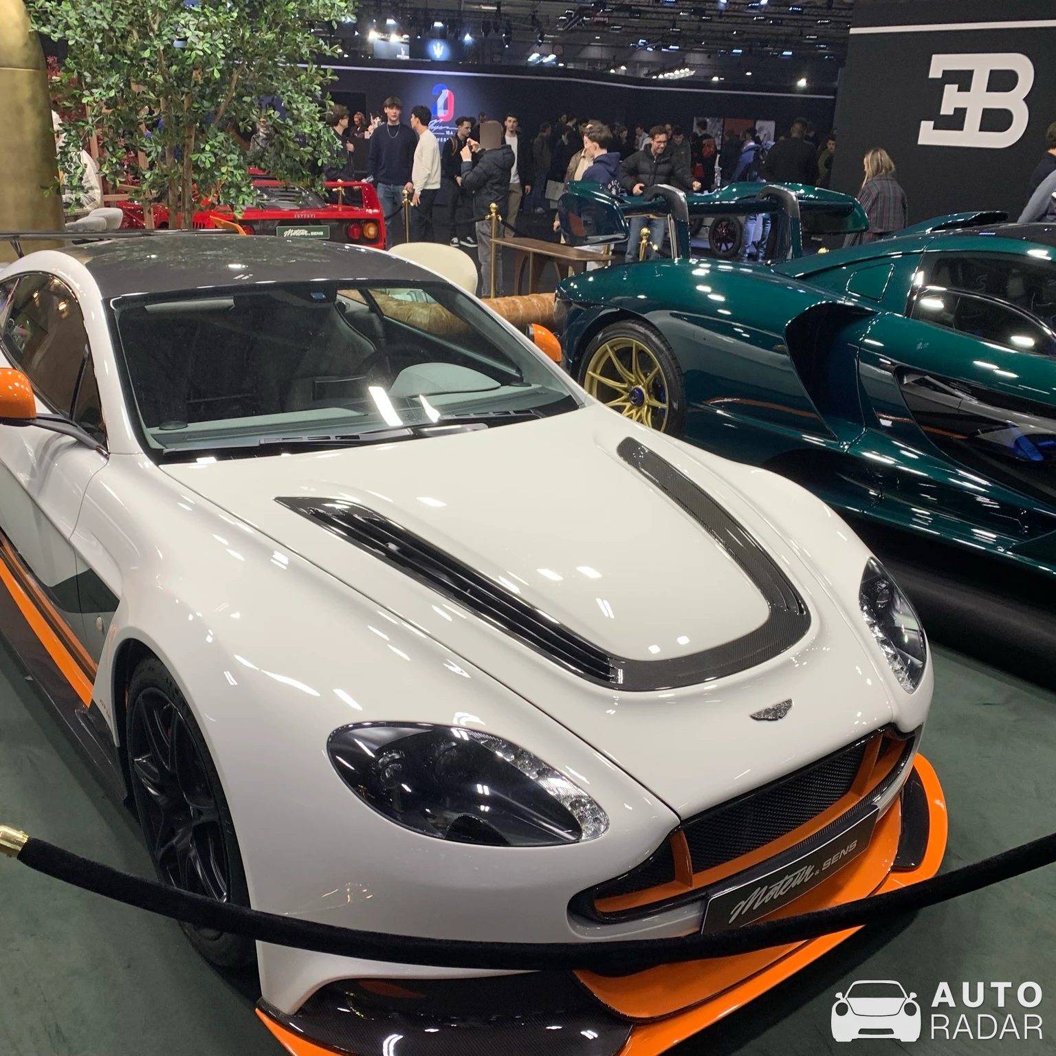 Aston Martin Vantage GT12 spotted in Paris