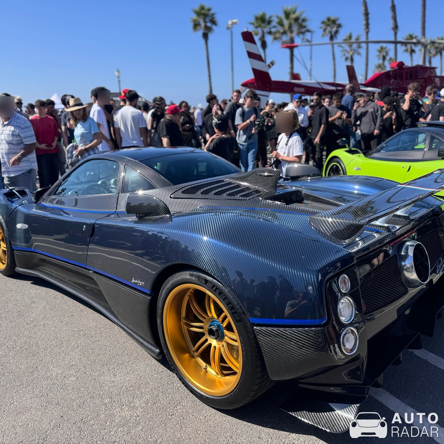 Pagani Zonda Tricolore spotted in Huntington Beach