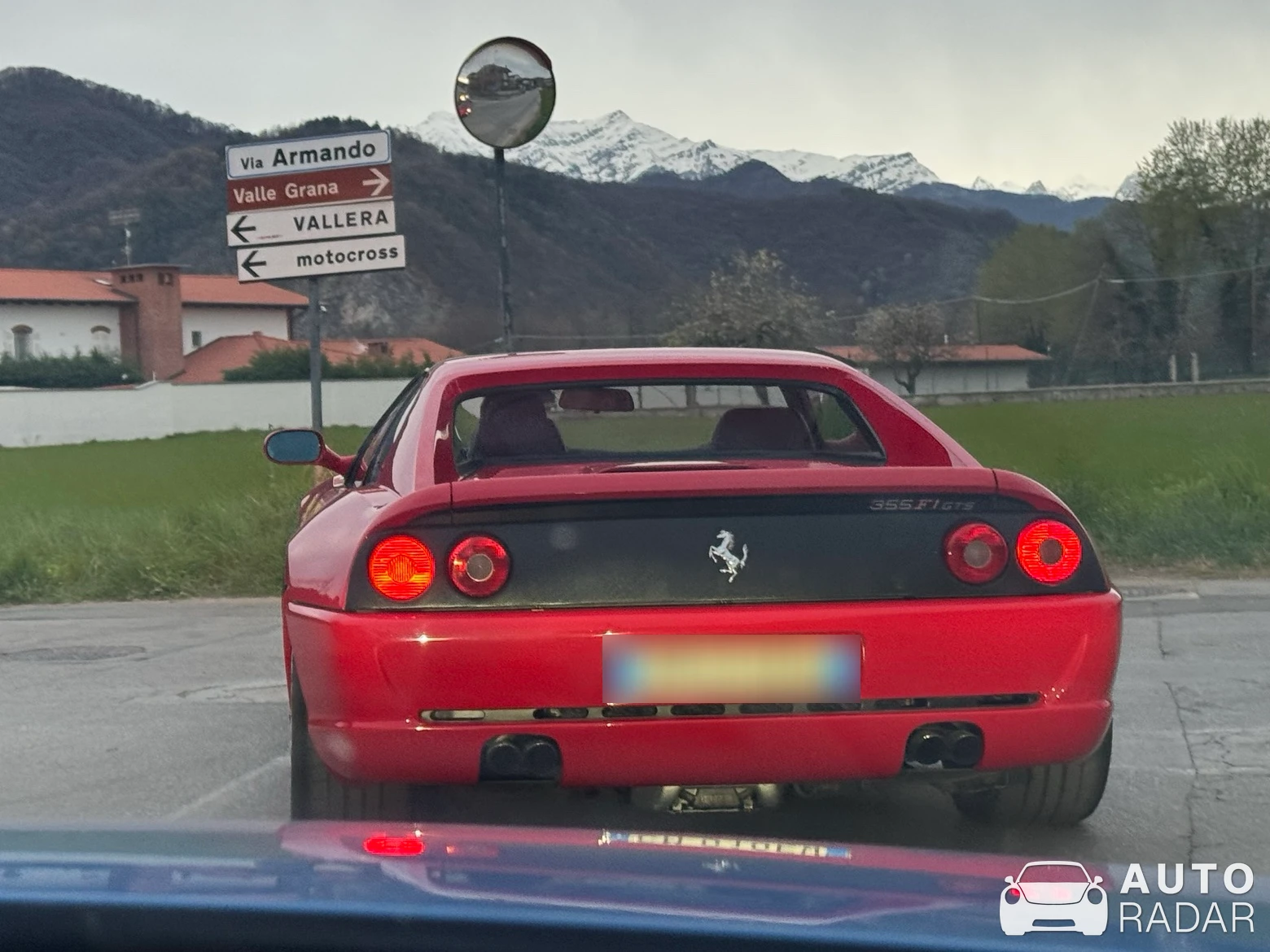 Ferrari F355 F1 GTS spotted in Caraglio