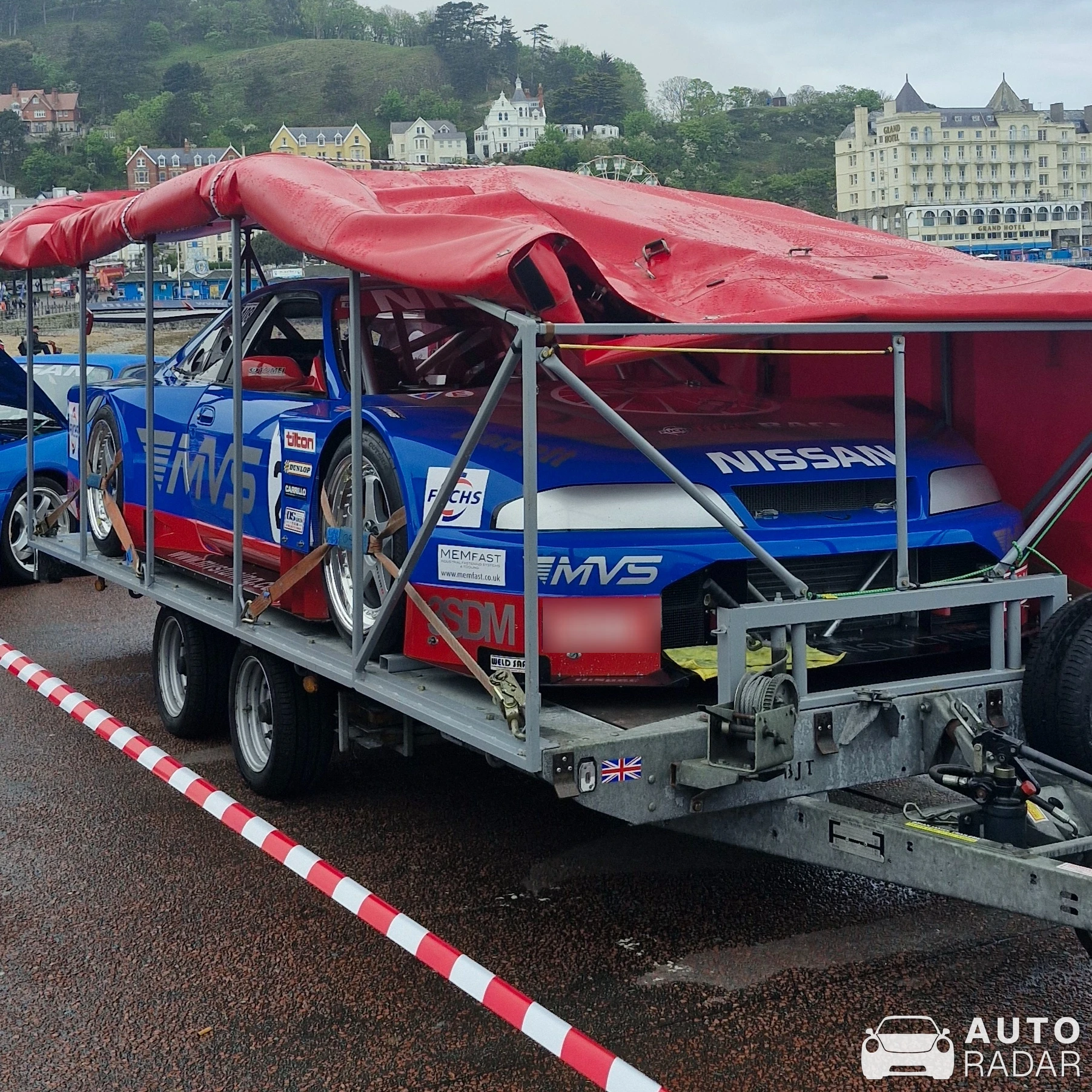 Nissan GT-R R35 Super GT spotted in Llandudno