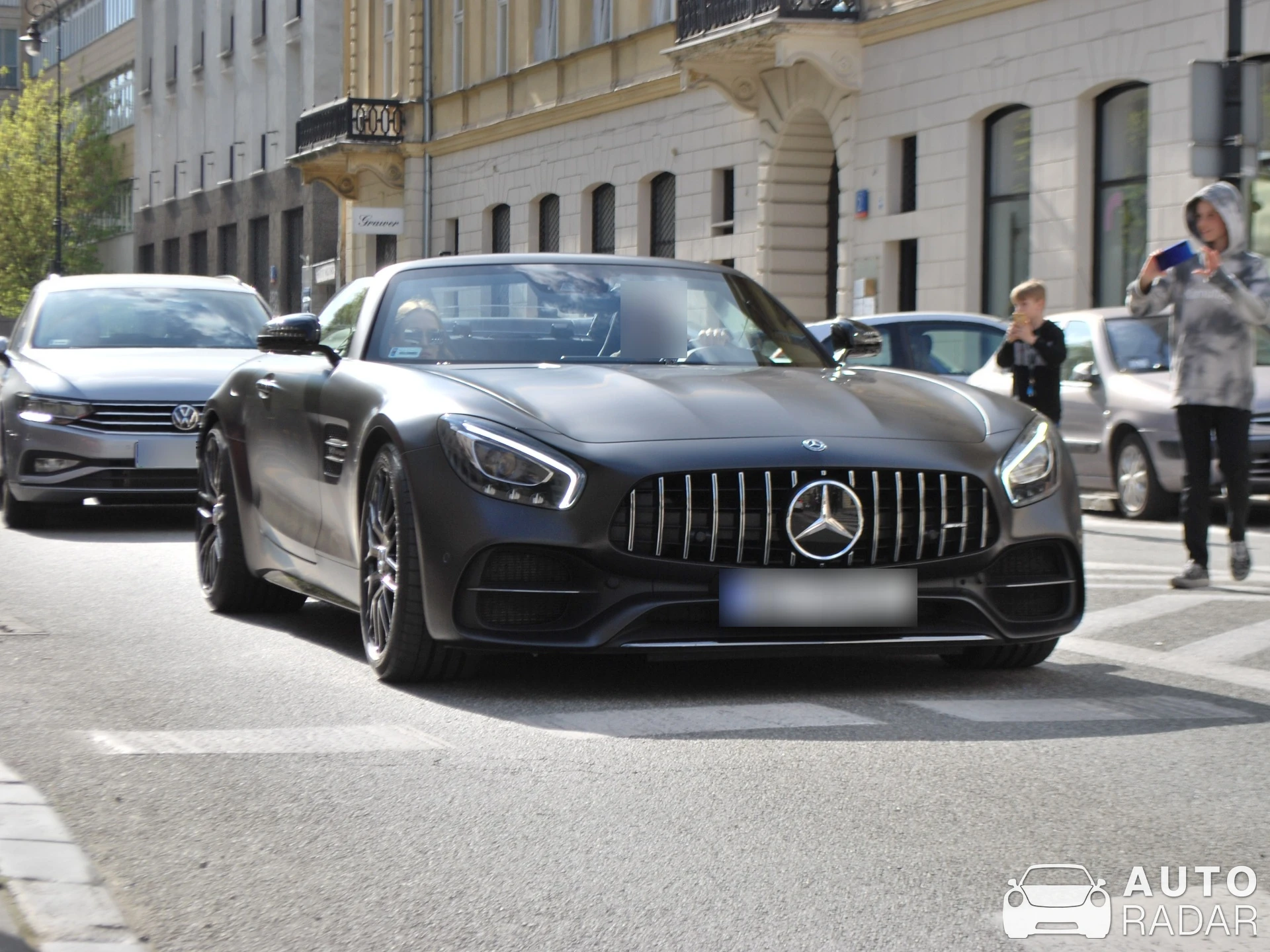 Mercedes-AMG GT C Roadster R190 Edition 50 spotted in Warszawa, Poland