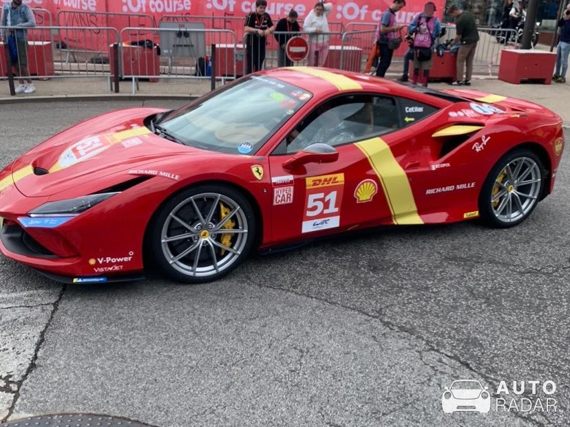 Ferrari F8 Tributo spotted in Le Mans, France