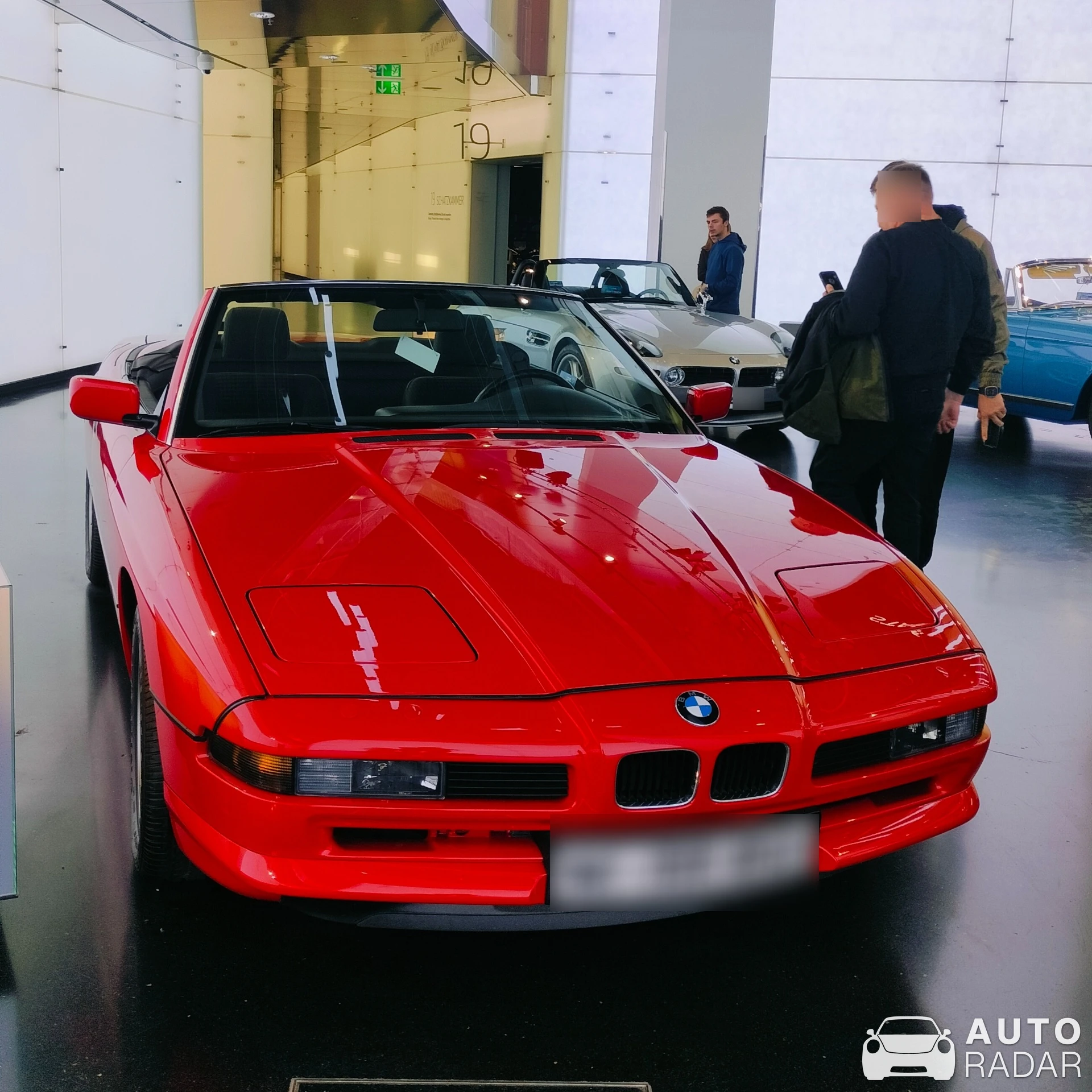 BMW 850Ci E31 Cabriolet Prototype spotted in München