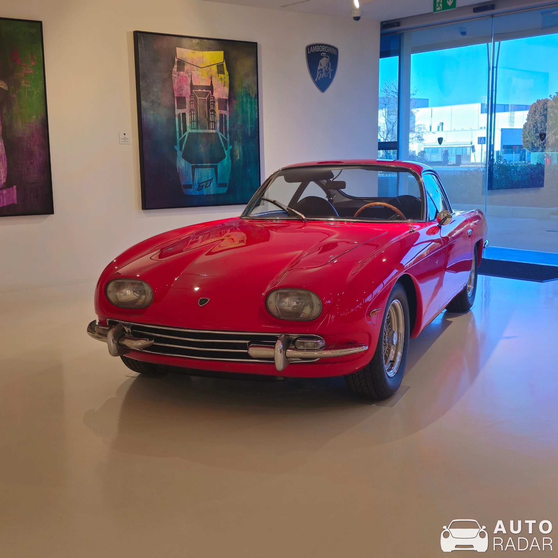 Lamborghini 350 GT spotted in Sant'Agata Bolognese, Italy