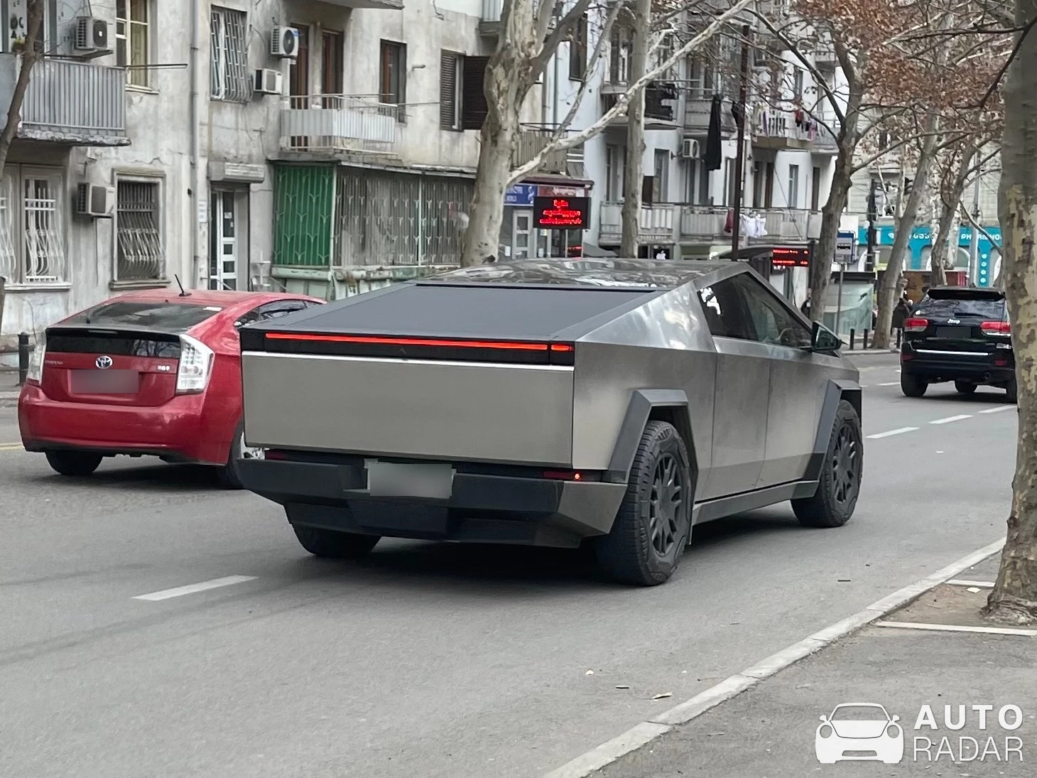 Tesla Cybertruck spotted in თბილისი, საქართველო