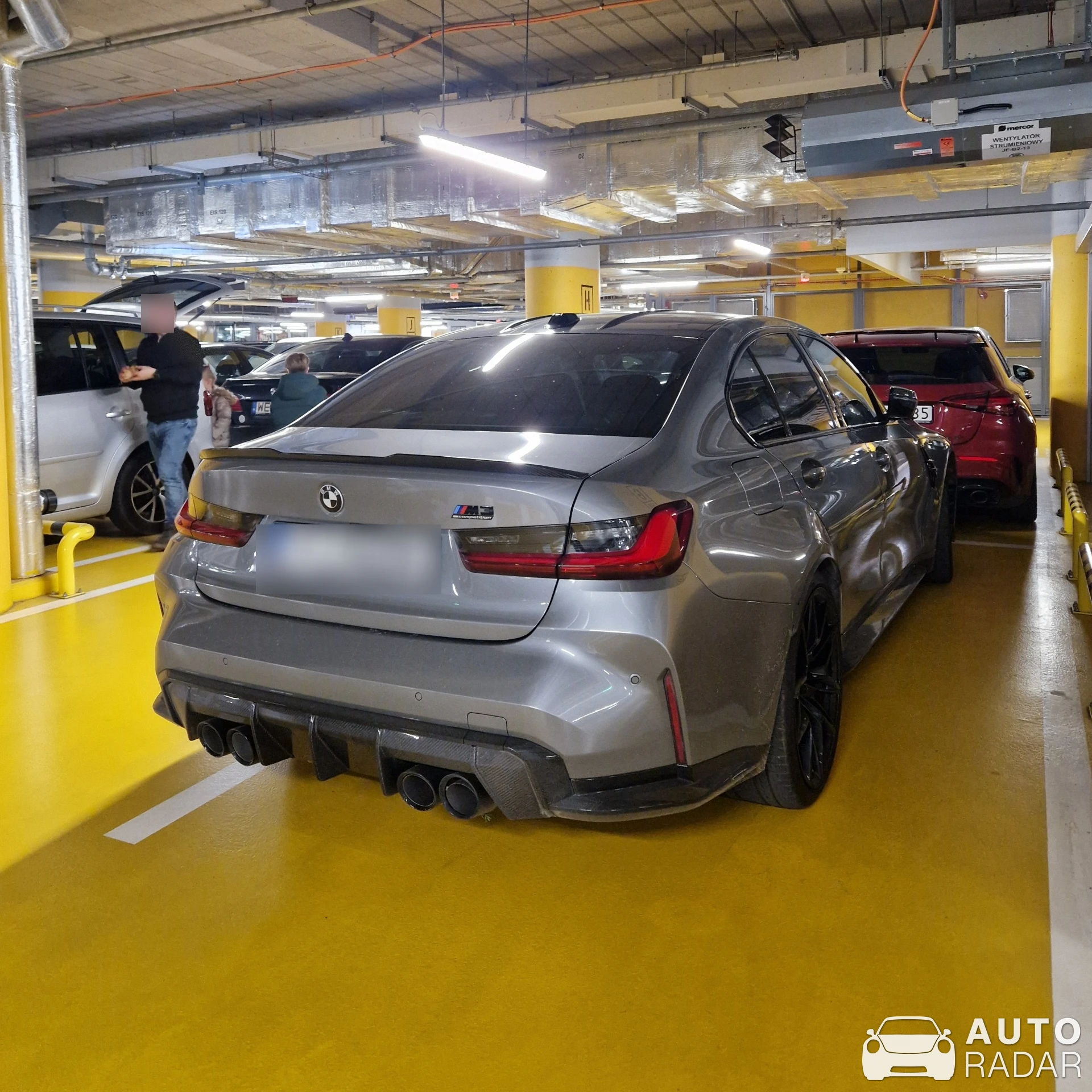 BMW M3 G80 Sedan Competition spotted in Warszawa, Poland