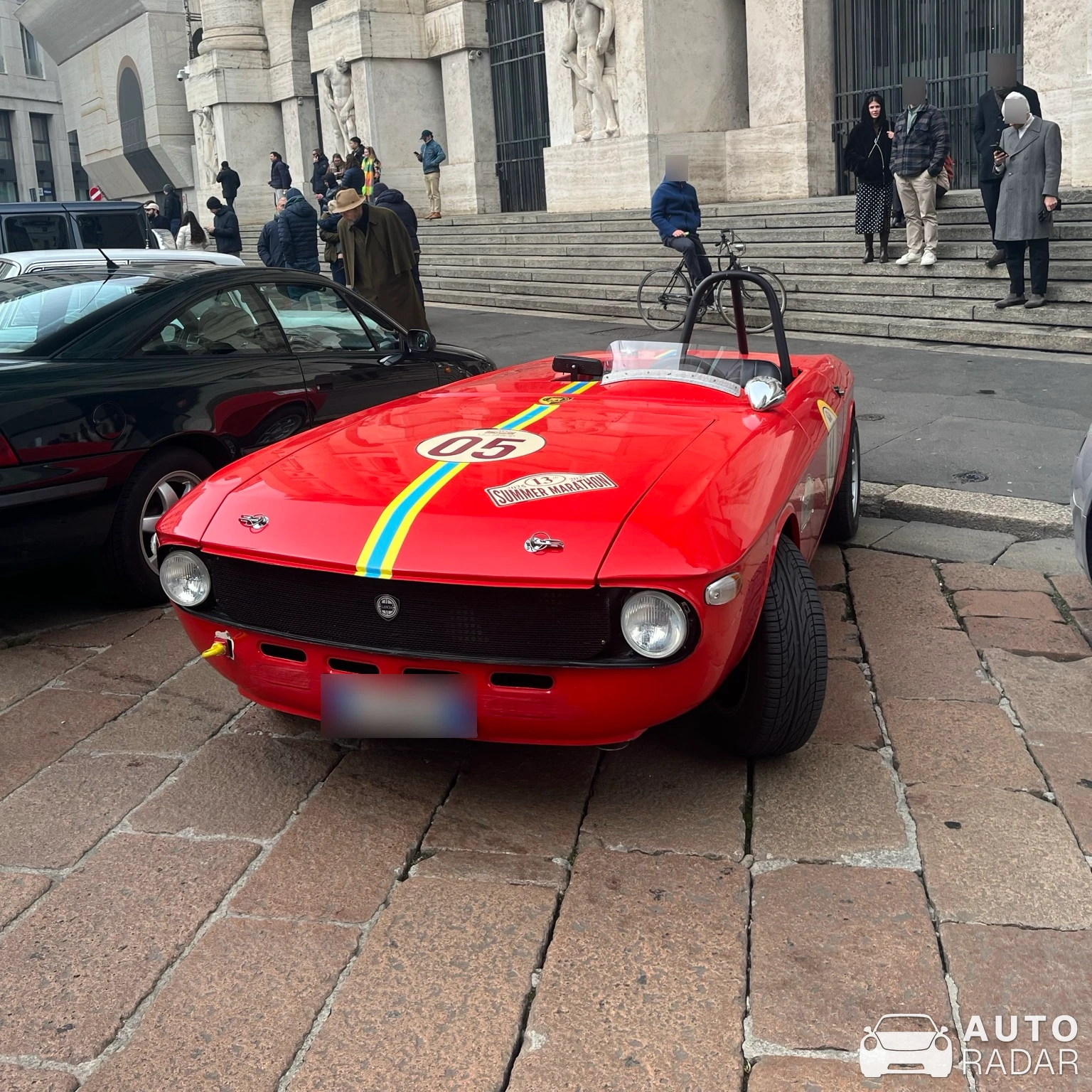Lancia Fulvia HF Barchetta F&M spotted in Milano