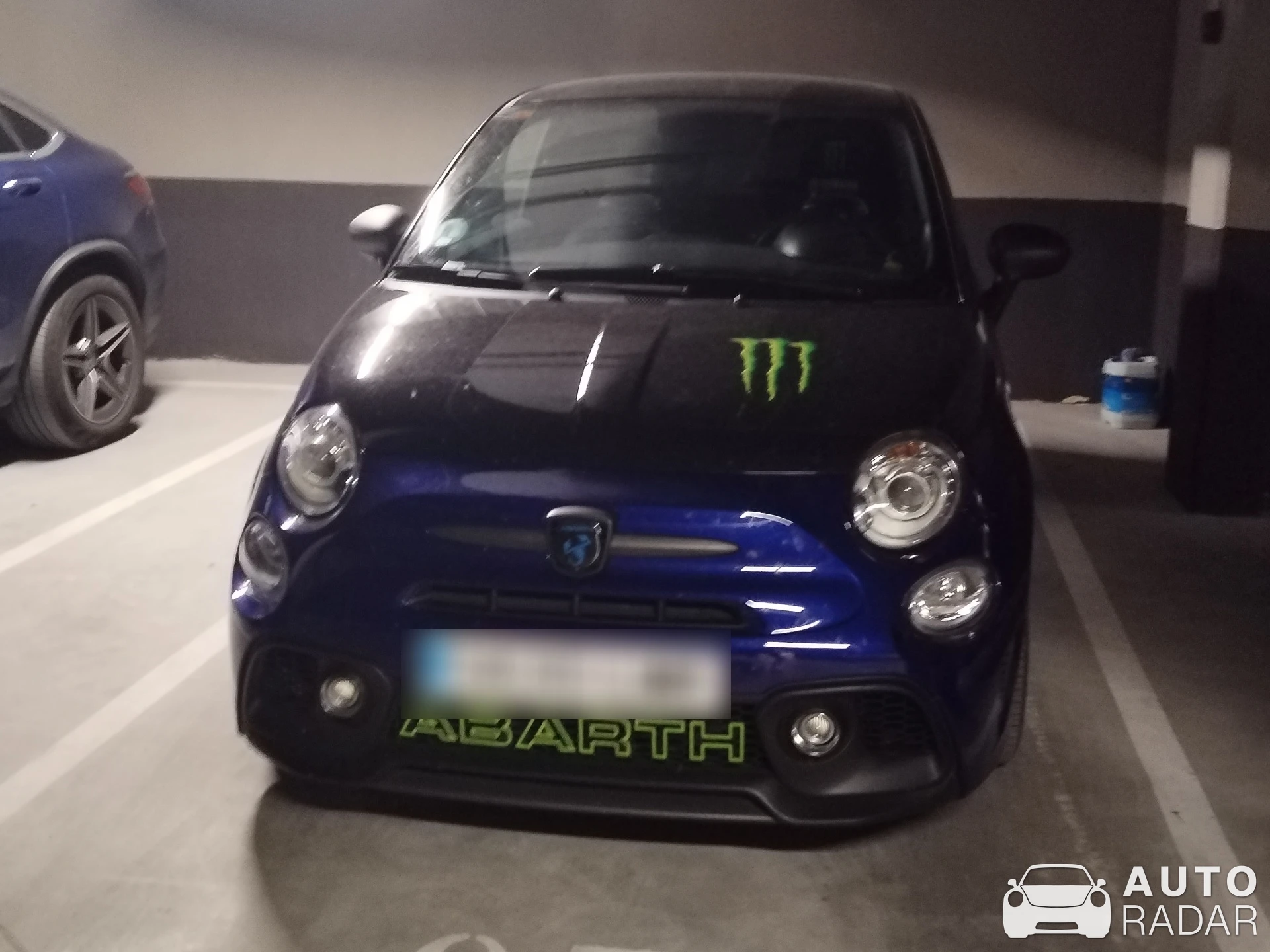Abarth 595 Competizione Monster Energy Yamaha spotted in Alcobendas