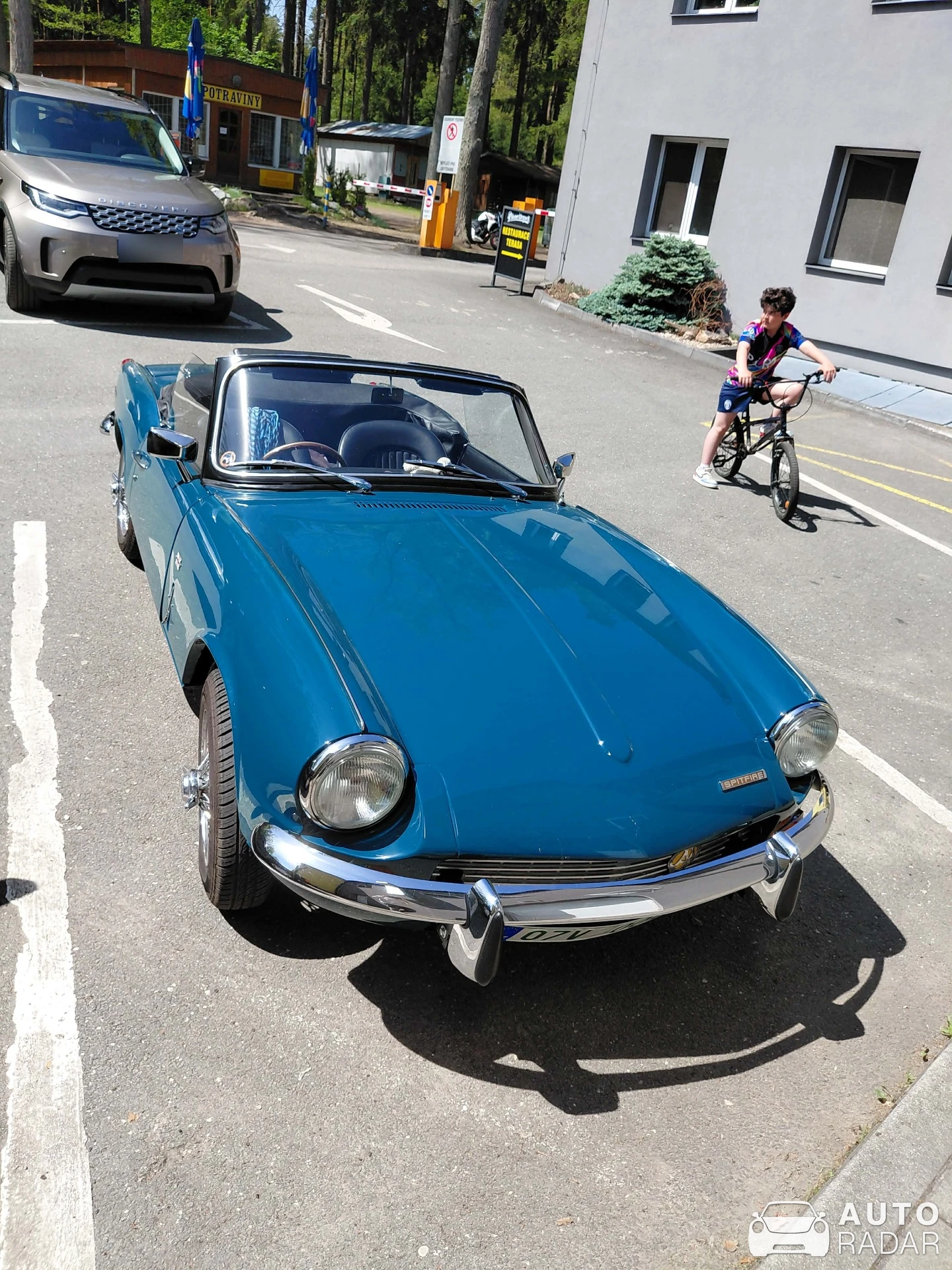 Triumph Spitfire Mark II spotted in Tábor