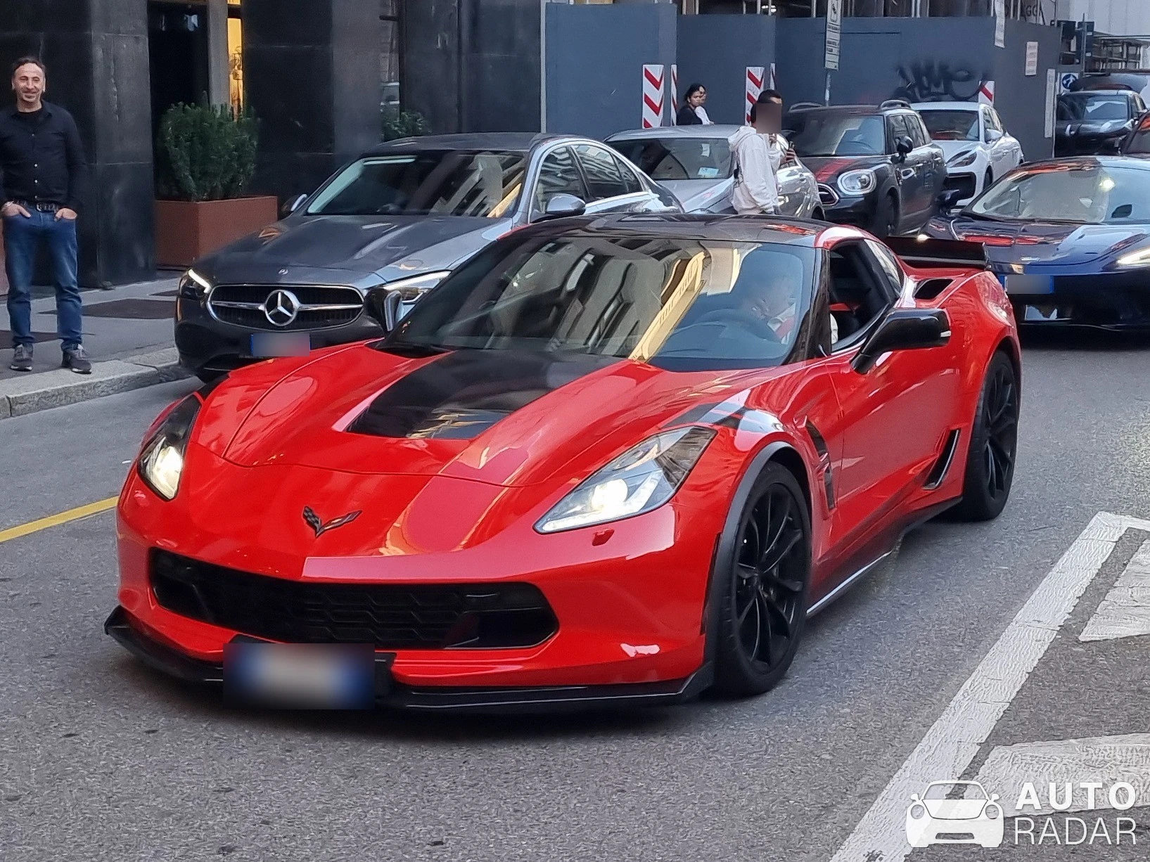 Chevrolet Corvette C7 Grand Sport spotted in Milano, Italia
