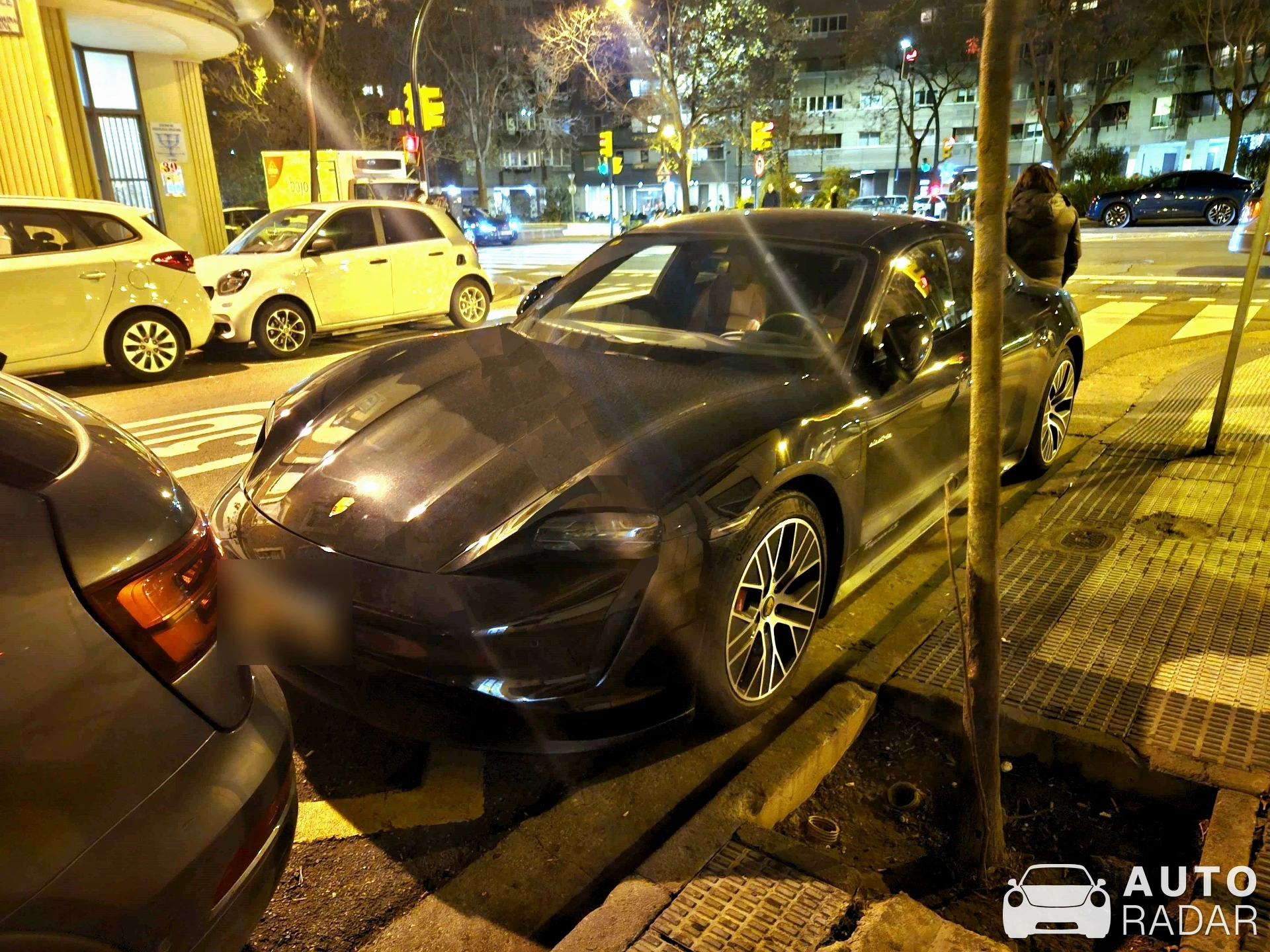 Porsche Taycan 4S spotted in Zaragoza, España