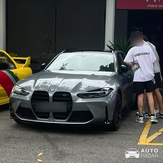 BMW M3 G81 Touring Competition spotted in Singapore, Singapore
