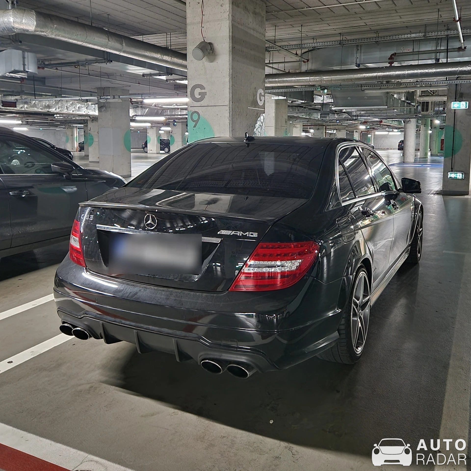 Mercedes-AMG C 63 Coupé W204 spotted in Warszawa, Polska