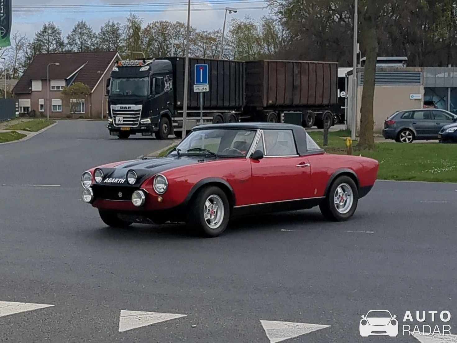 Abarth 124 Rally Stradale spotted in Hengelo