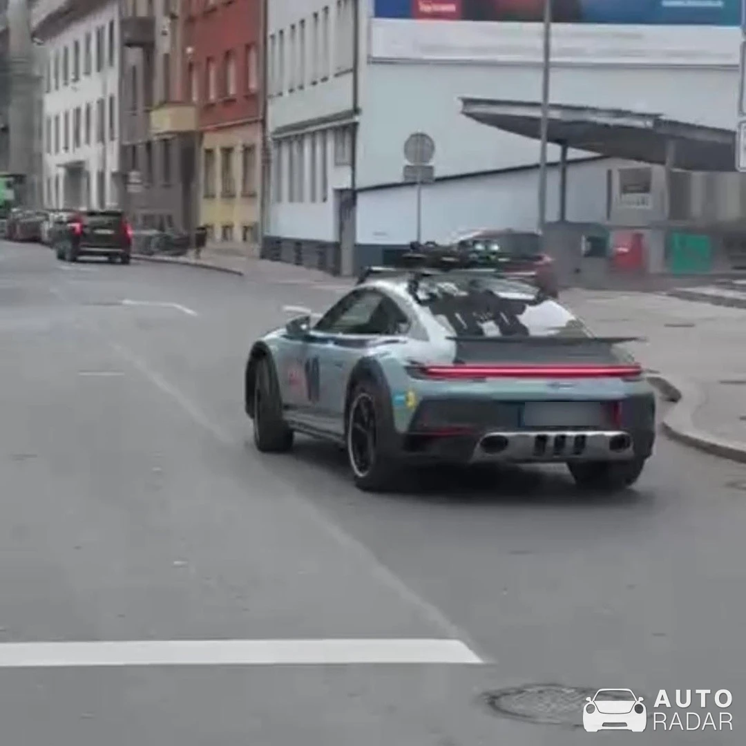 Porsche 992 Dakar spotted in Ljubljana, Slovenia