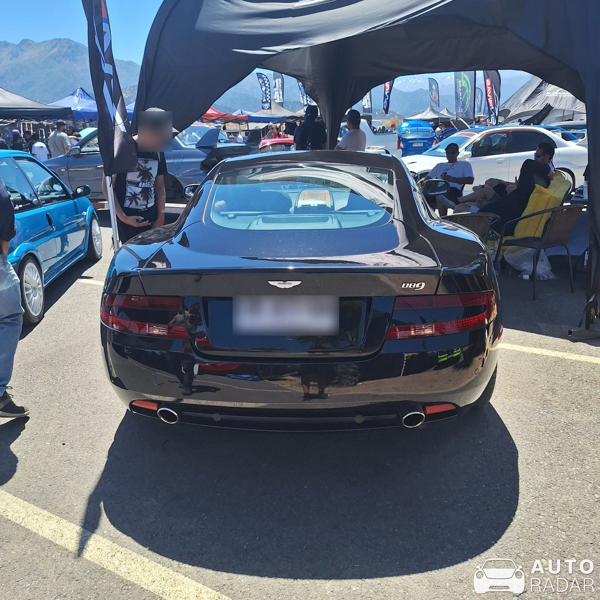 Aston Martin DB9 spotted in Codegua, Chile