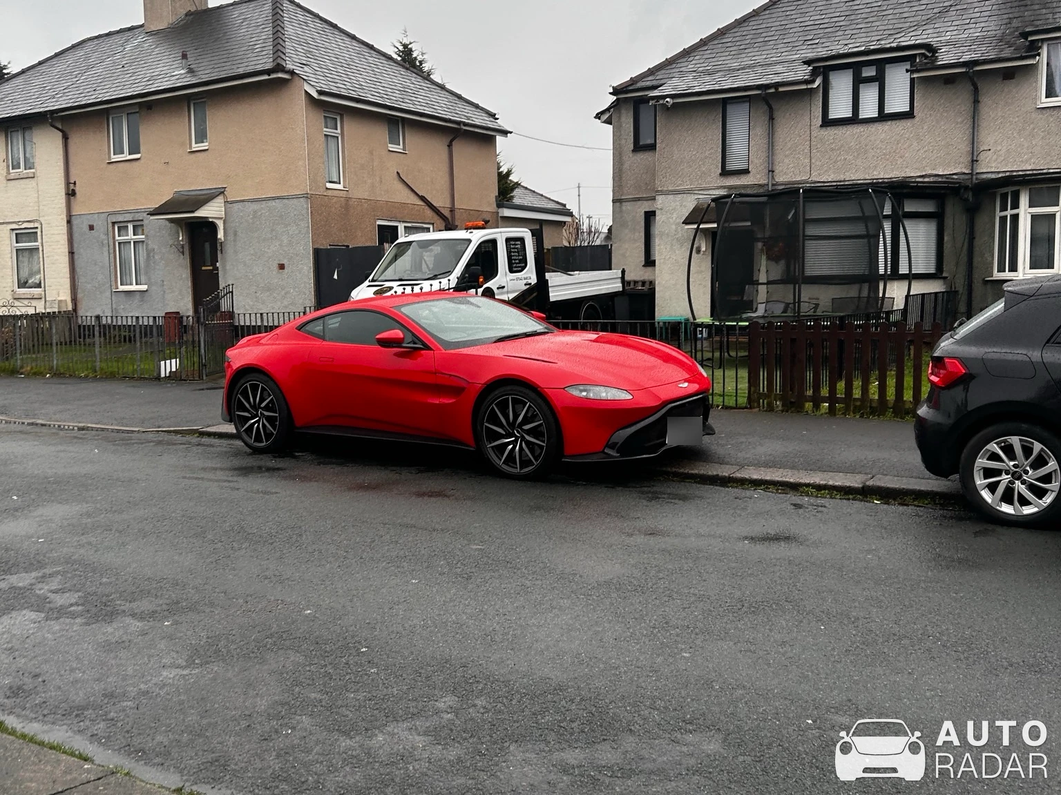 Aston Martin V8 Vantage spotted in Blackpool