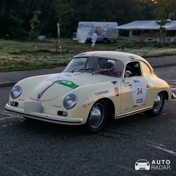 Porsche 356 A Coupé spotted in Blagnac
