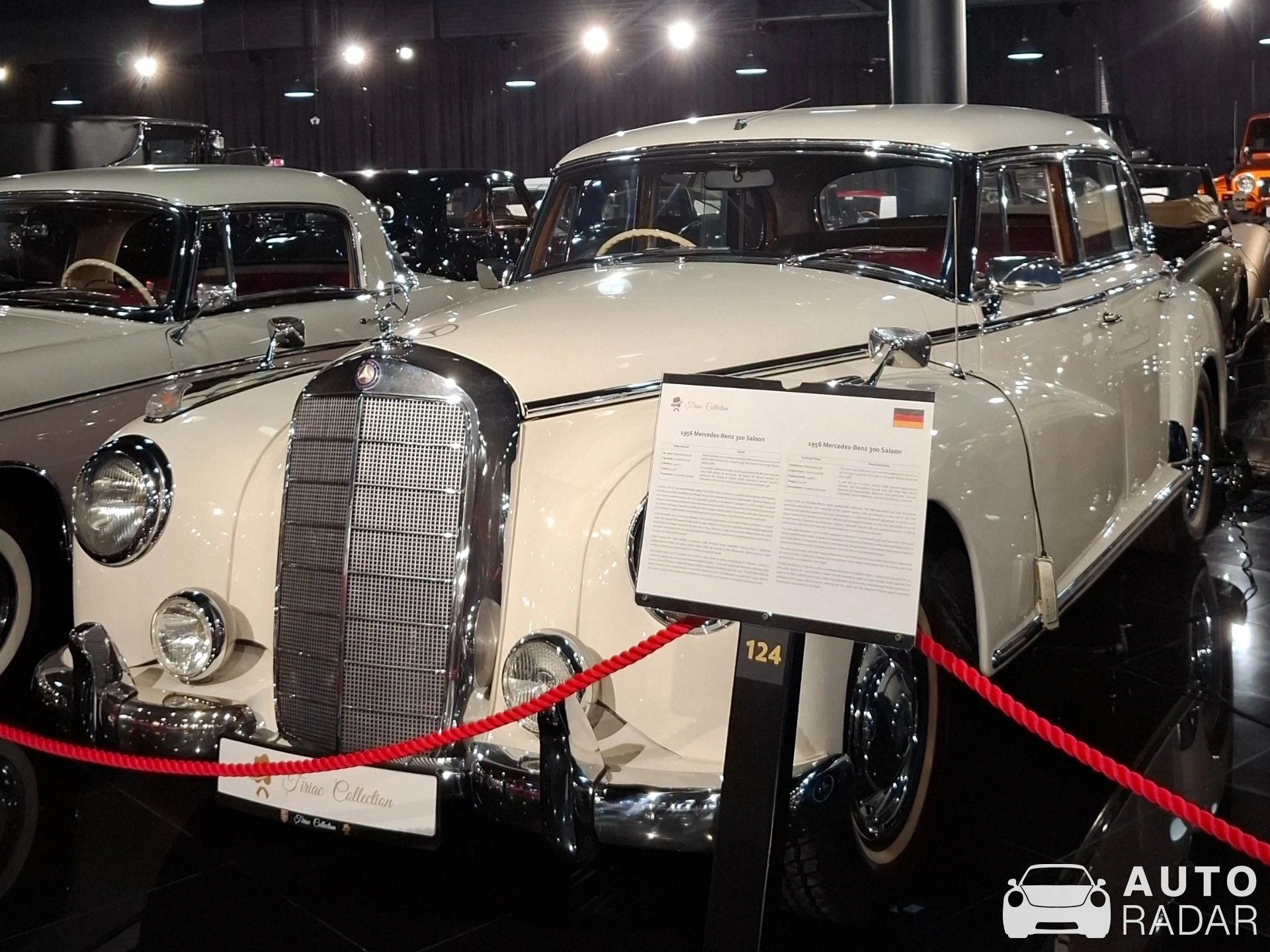 Mercedes-Benz 300 W186 spotted in Otopeni