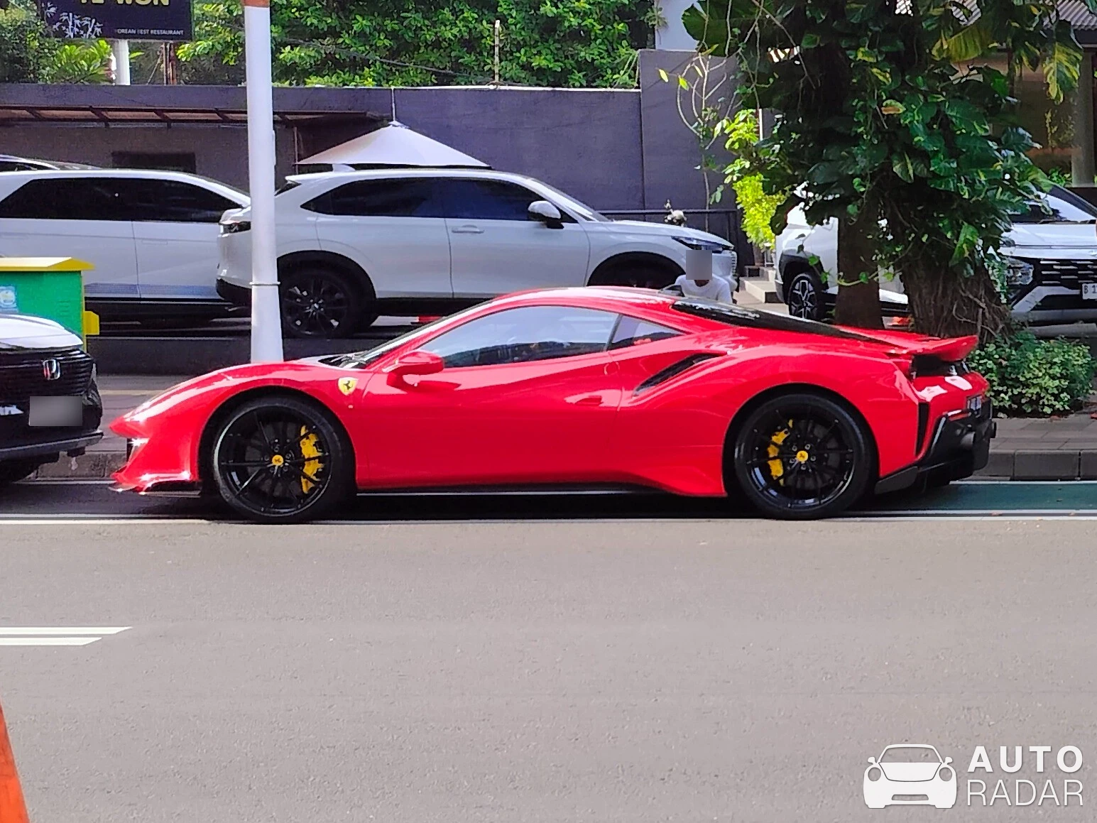 Ferrari 488 Pista spotted in Kota Jakarta Selatan, Indonesia