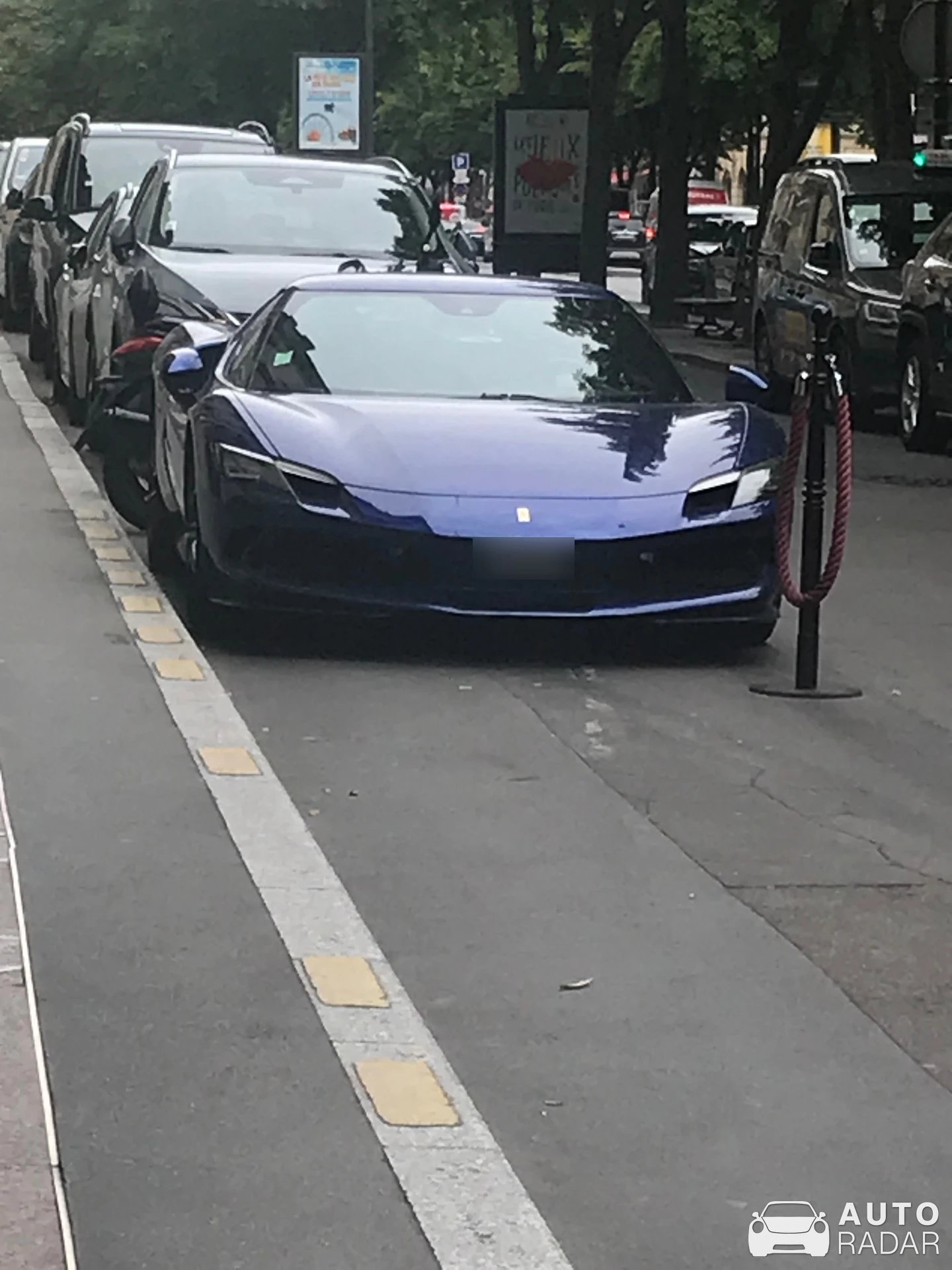Ferrari 296 GTB spotted in Paris, France