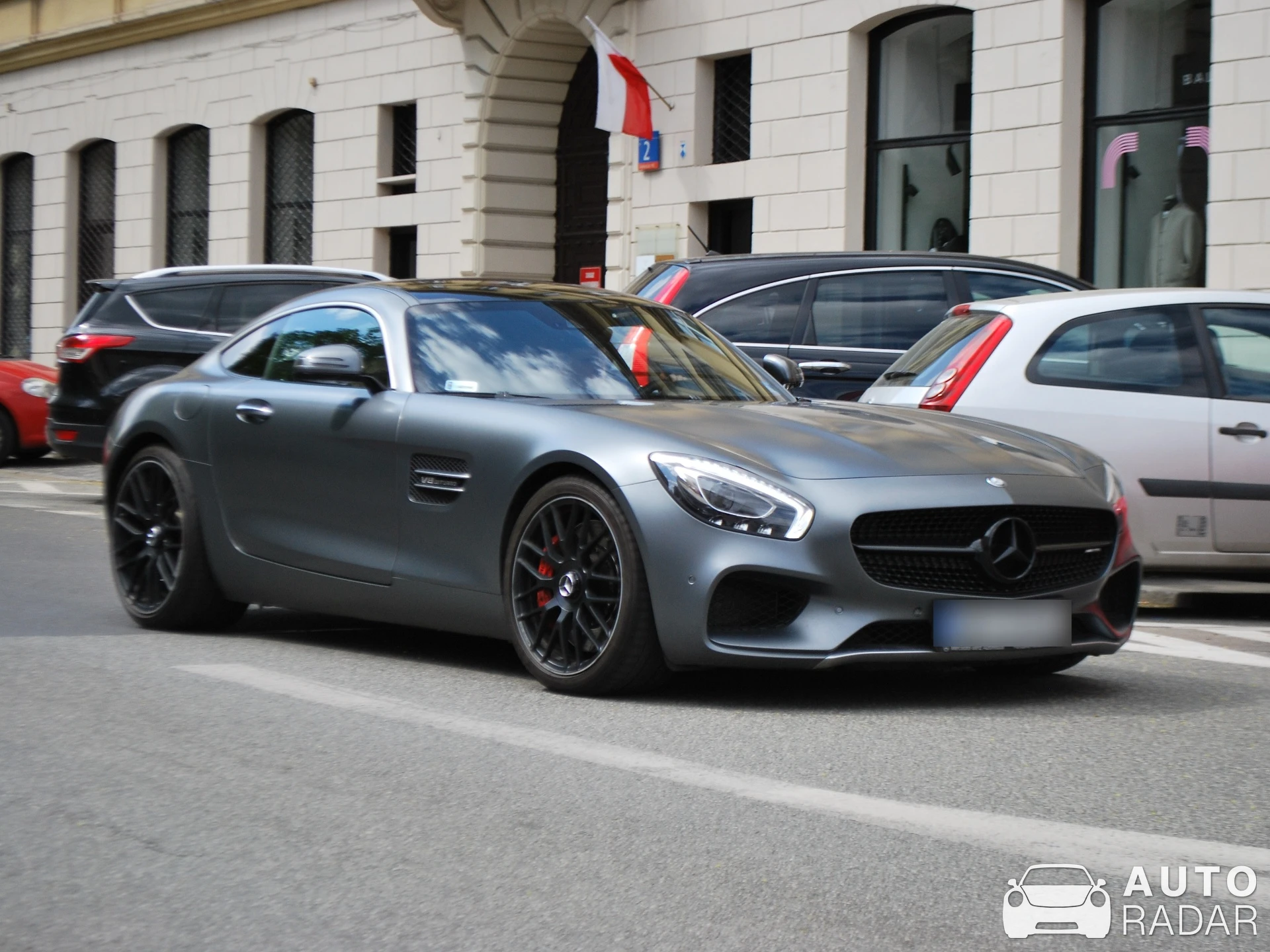 Mercedes-AMG GT S C190 spotted in Warszawa, Poland
