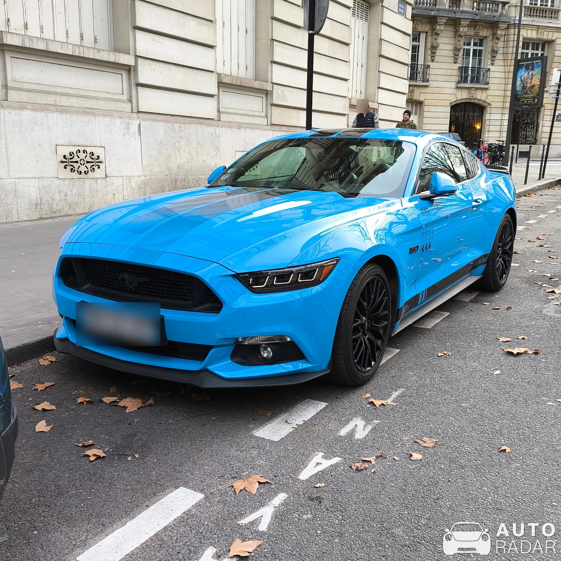 Ford Mustang GT spotted in Paris, France