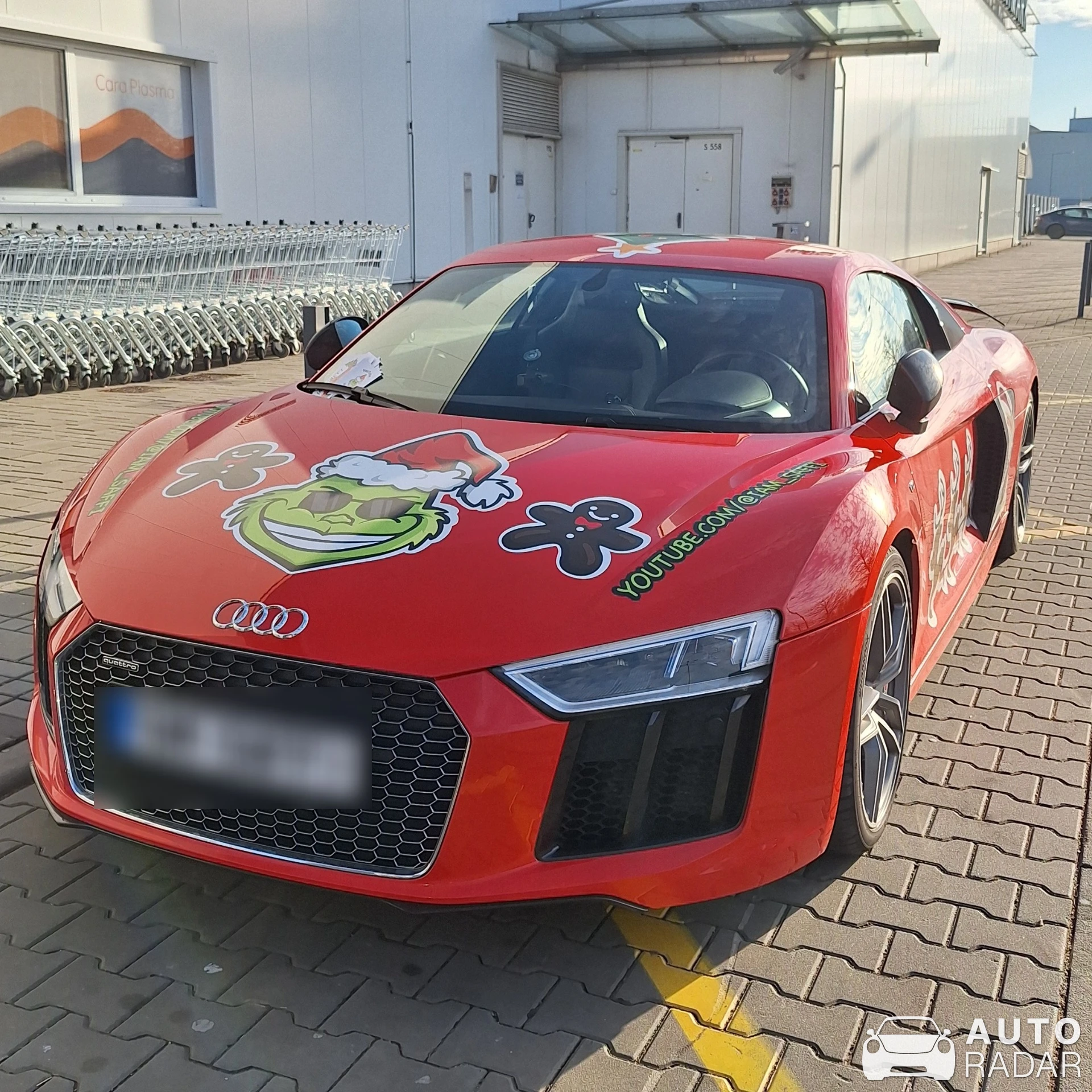 Audi R8 V10 spotted in Okres Brno-venkov, Czechia