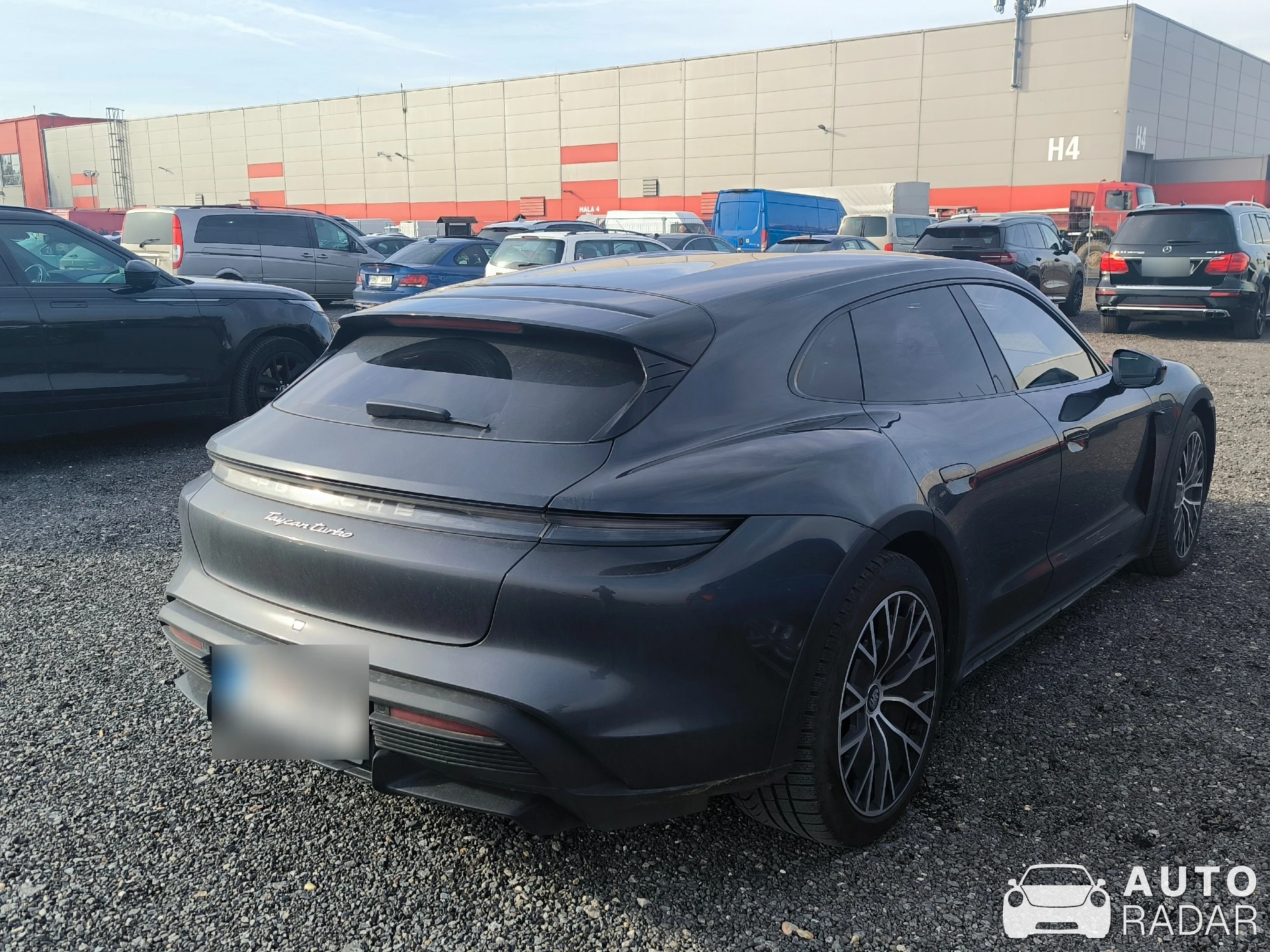 Porsche Taycan Turbo Sport Turismo spotted in Praha, Czech Republic