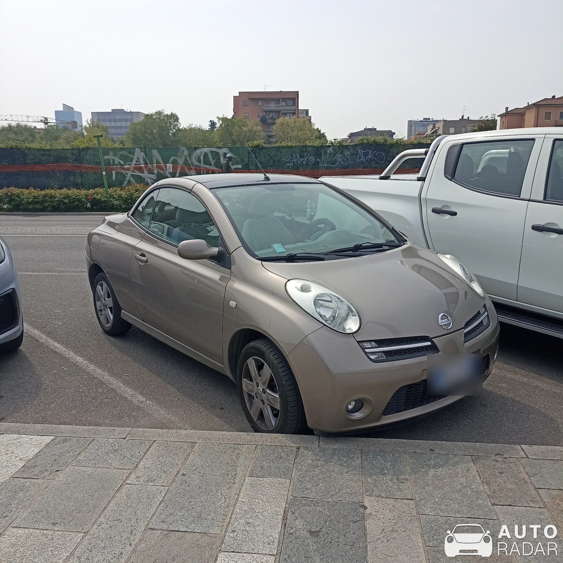Nissan Micra K12 C+C spotted in Brescia