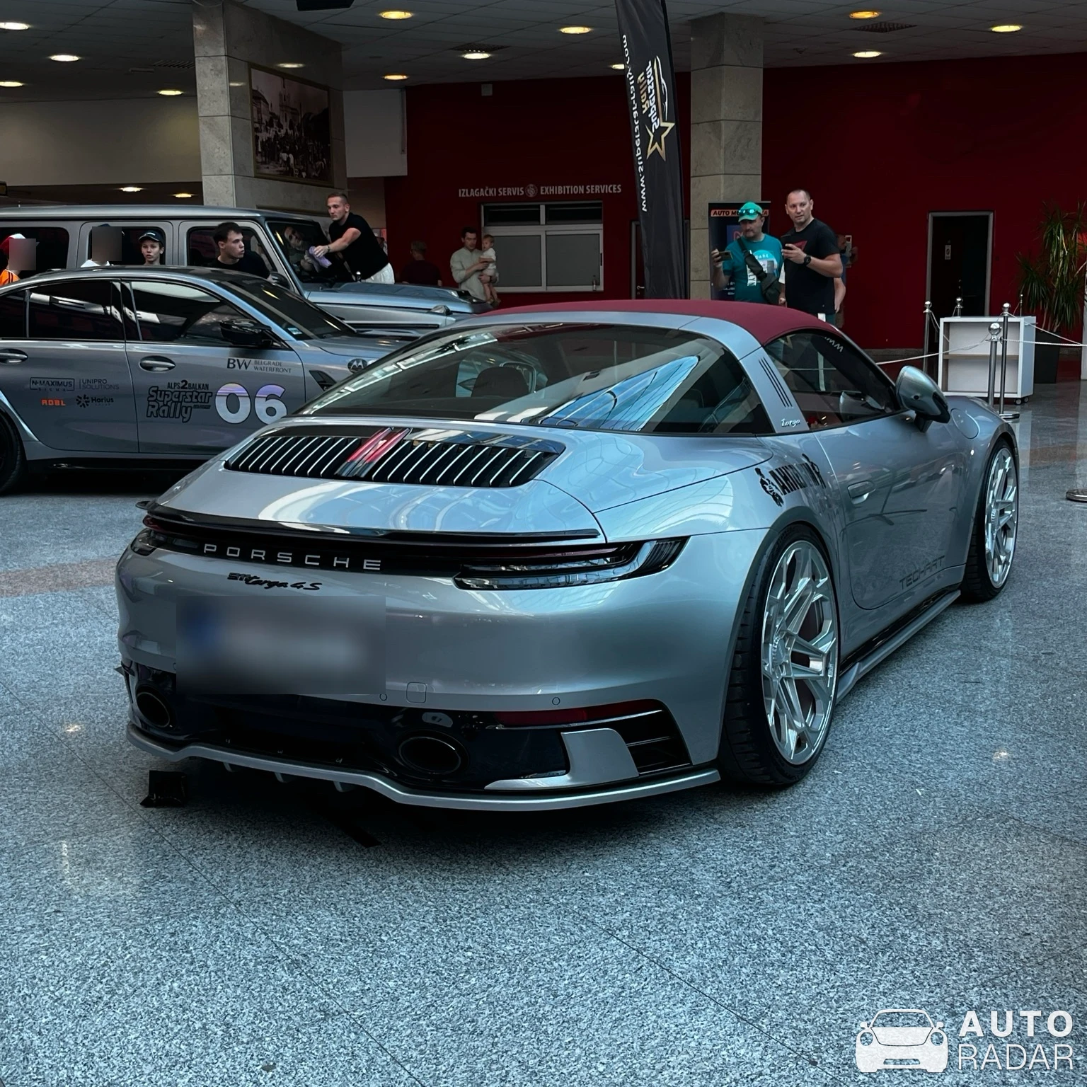 Porsche TechArt 992 Carrera 4S spotted in Novi Sad