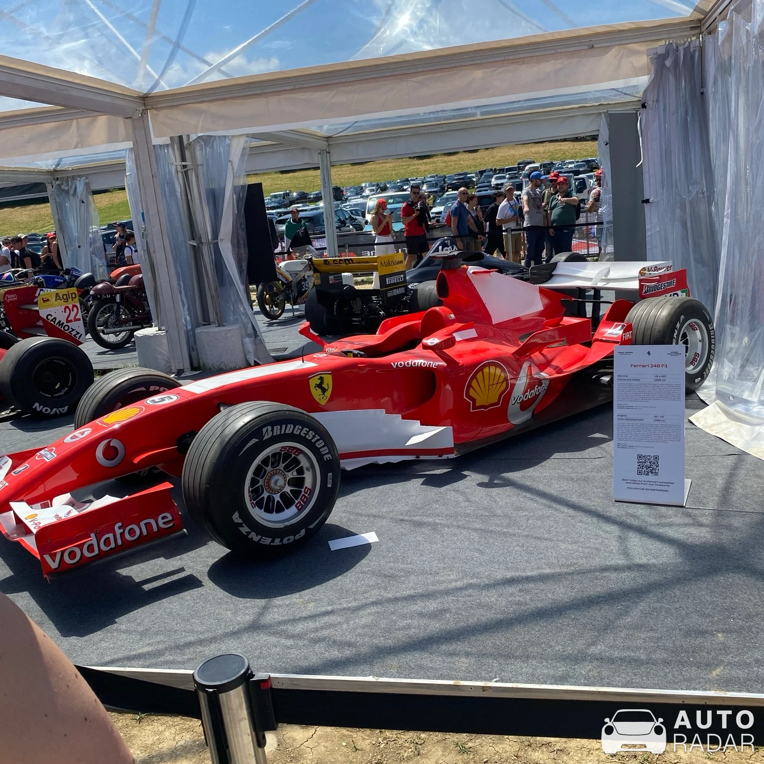 Ferrari 248 spotted in Imola