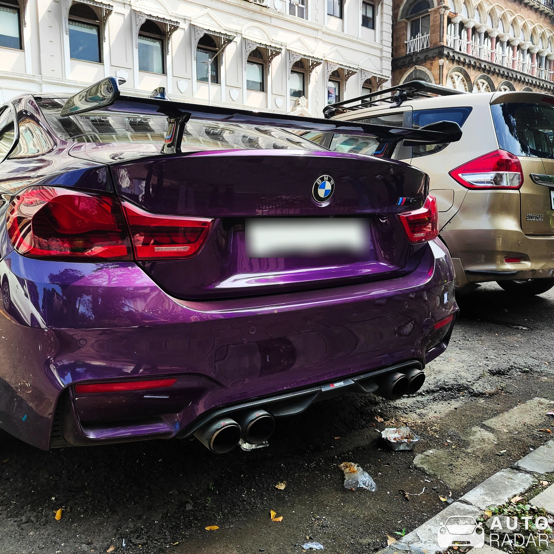 BMW M4 F82 Coupé spotted in Mumbai, India