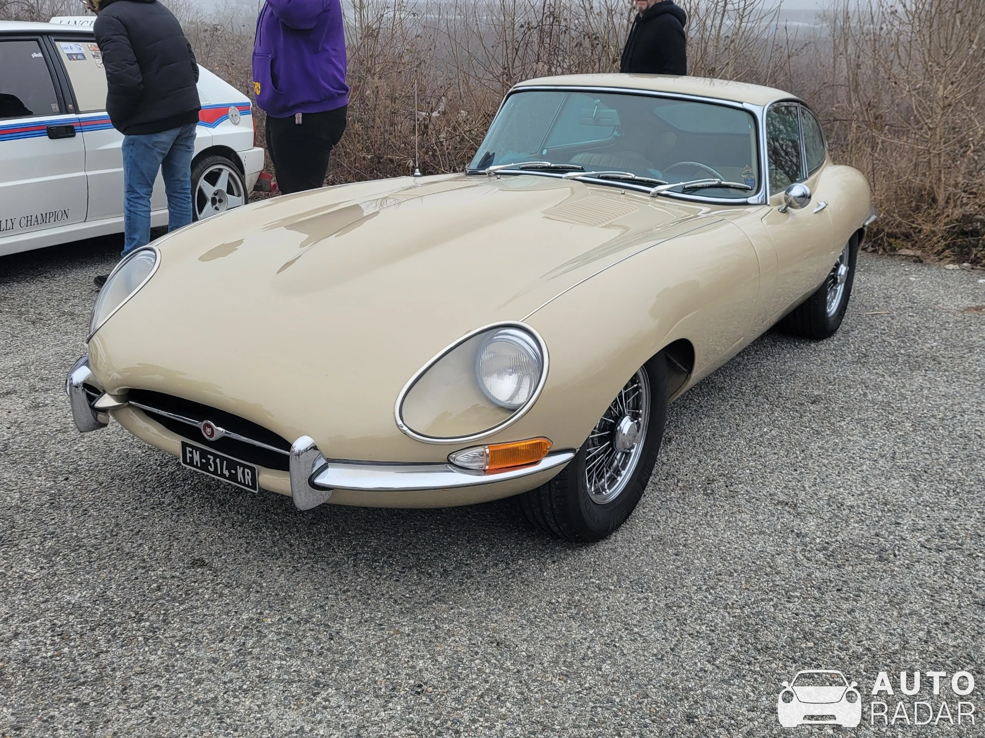 Jaguar E-Type spotted in Romans-sur-Isère, France