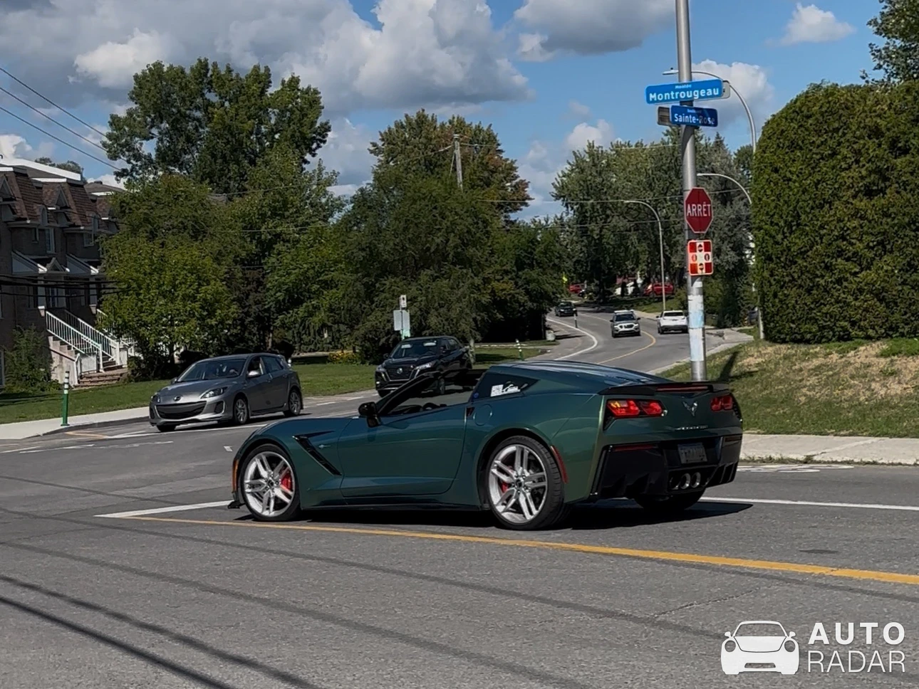 Chevrolet Corvette C7 Stingray Procharger spotted in Laval