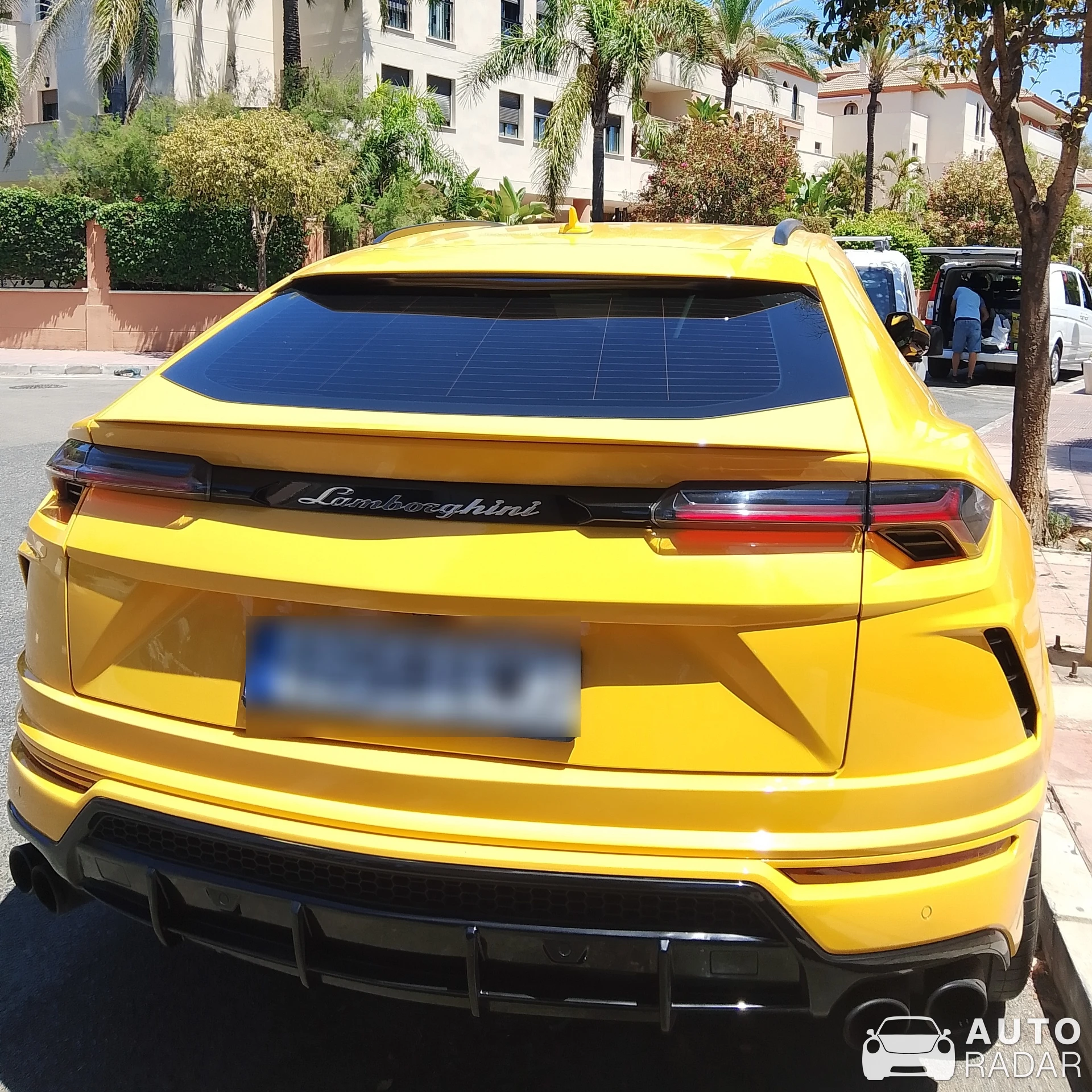 Lamborghini Urus spotted in Málaga, Spain