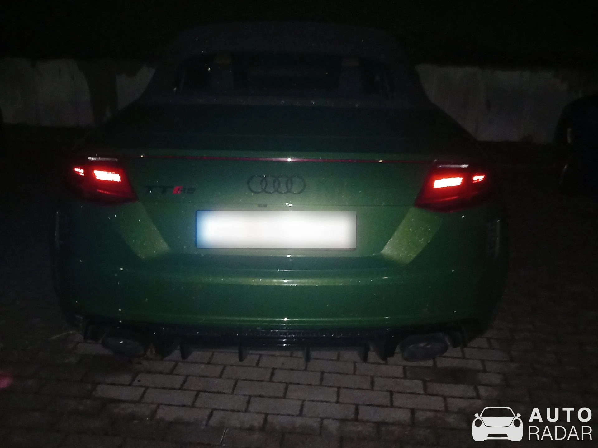 Audi TT-RS Roadster spotted in Suhl