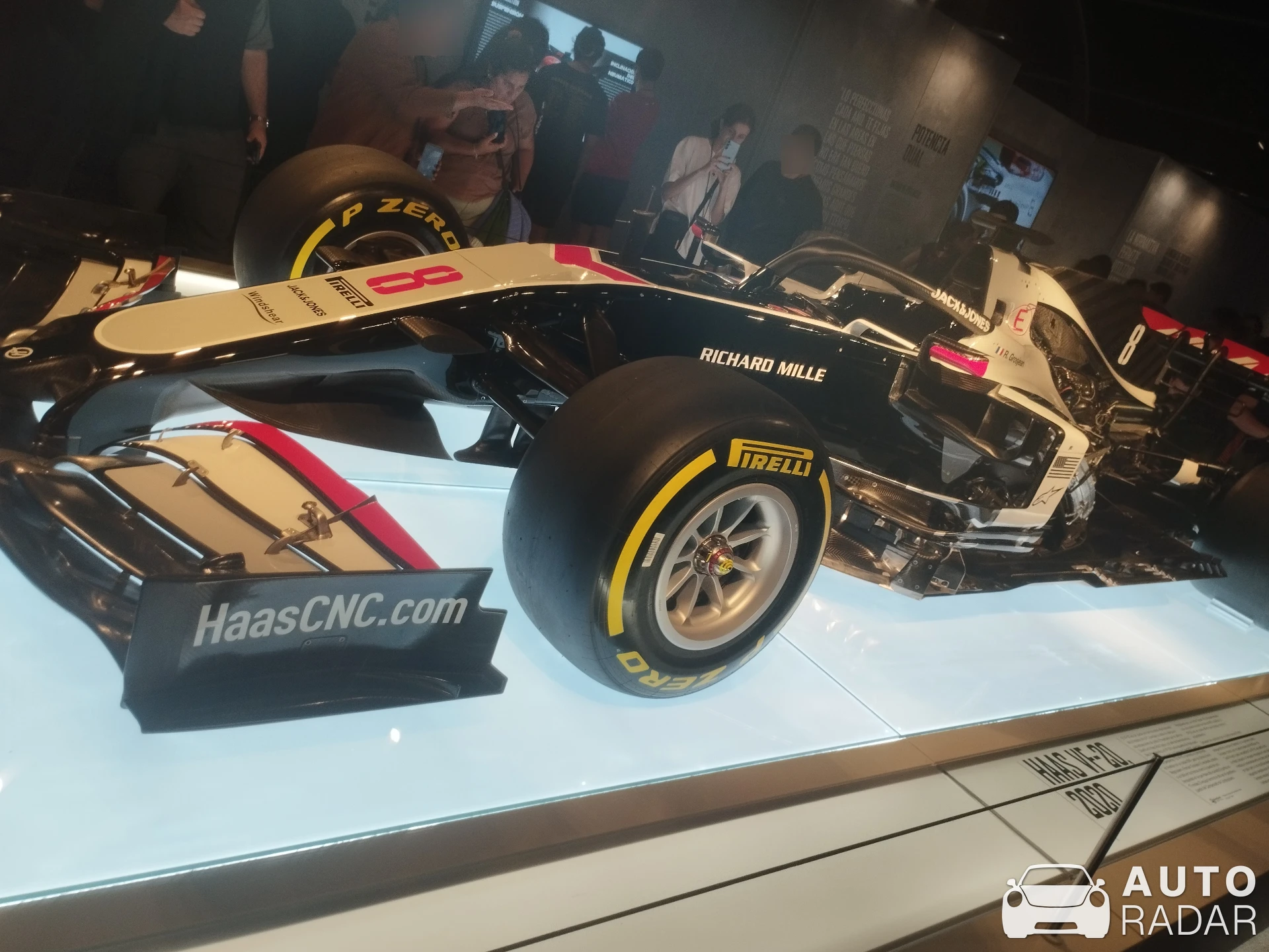 Haas Formula One spotted in Buenos Aires