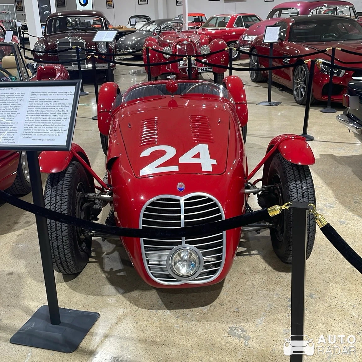 Maserati A6GCS Monofaro spotted in Fort Worth