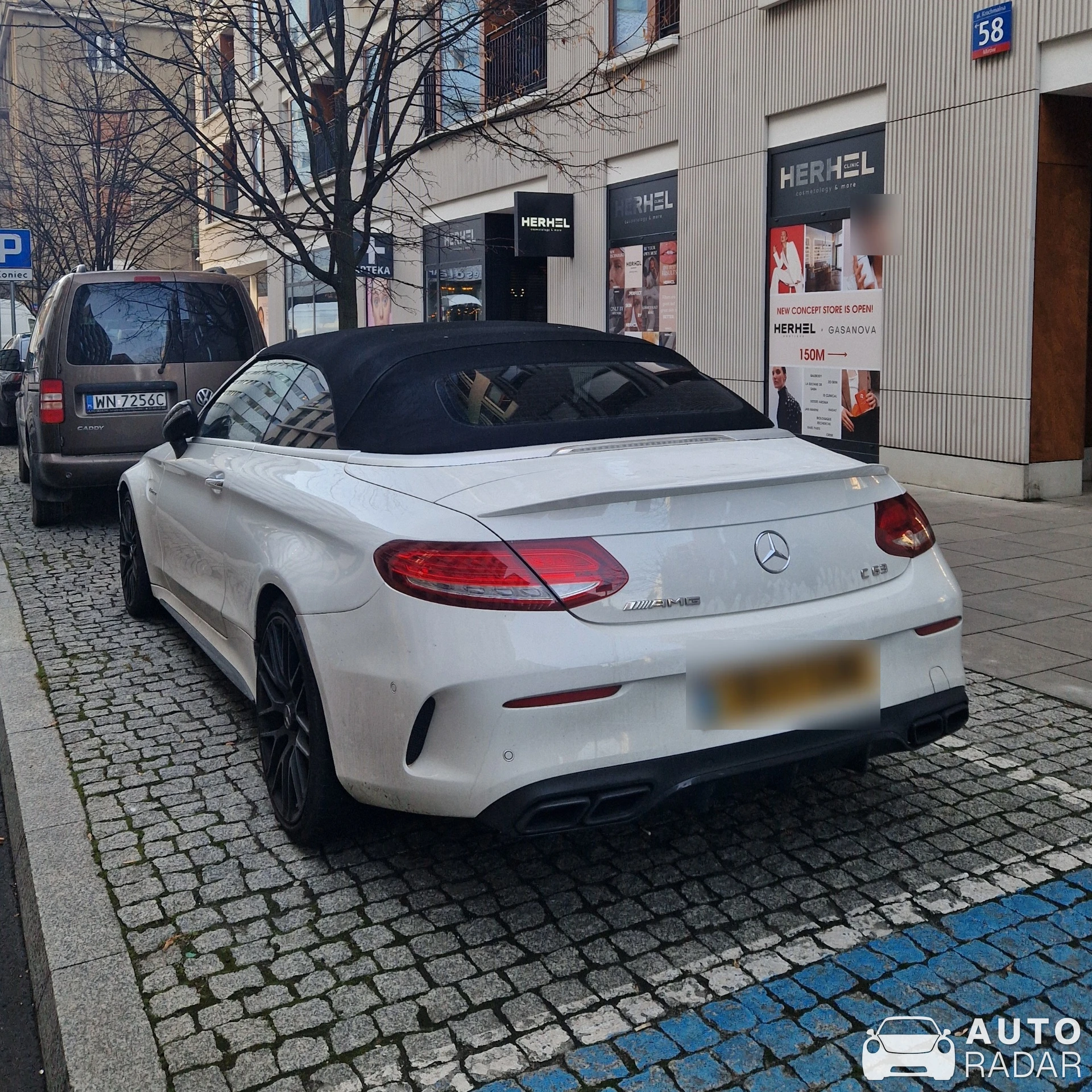 Mercedes-AMG C 63 Convertible A205 spotted in Warszawa, Polska