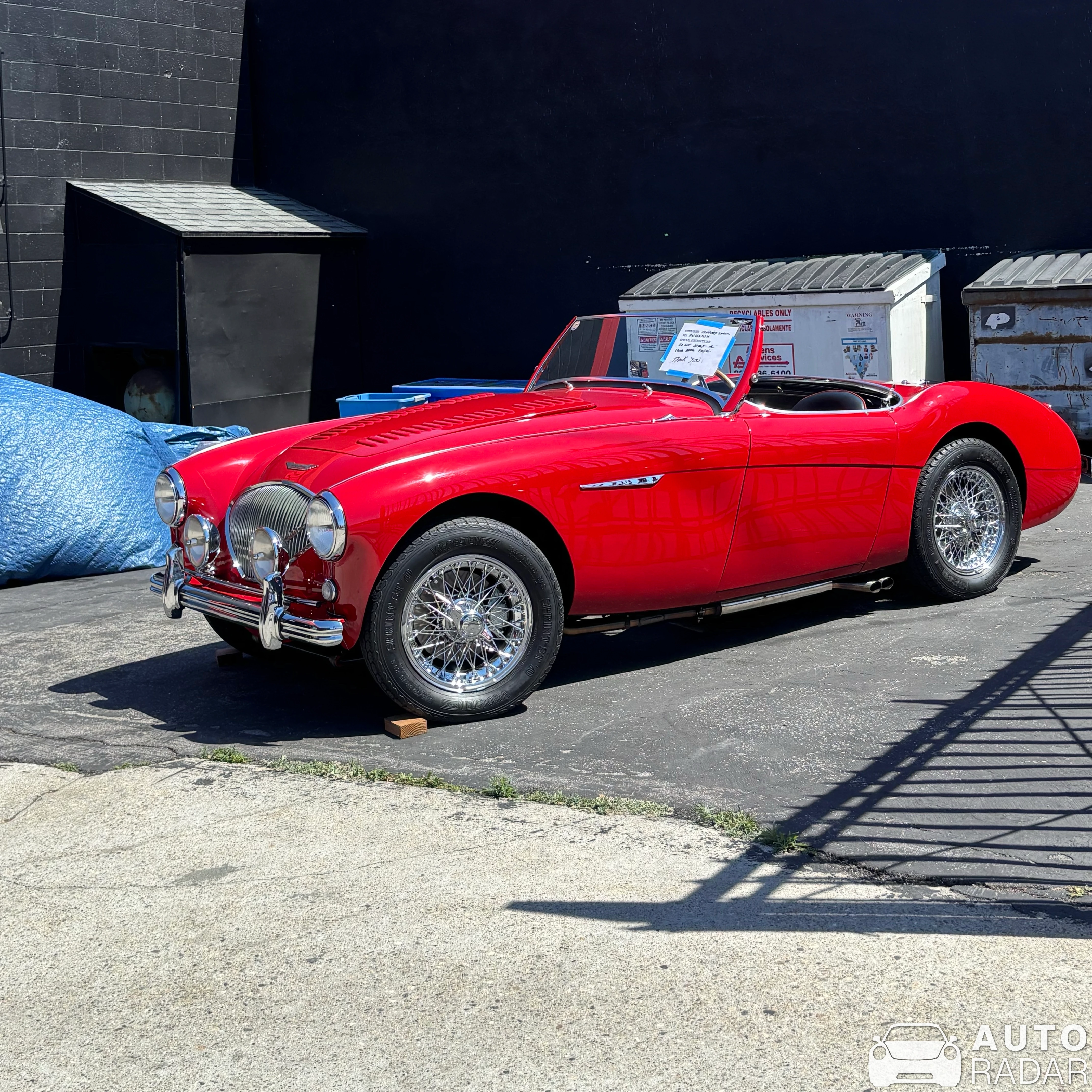 Austin-Healey 100 spotted in Redondo Beach