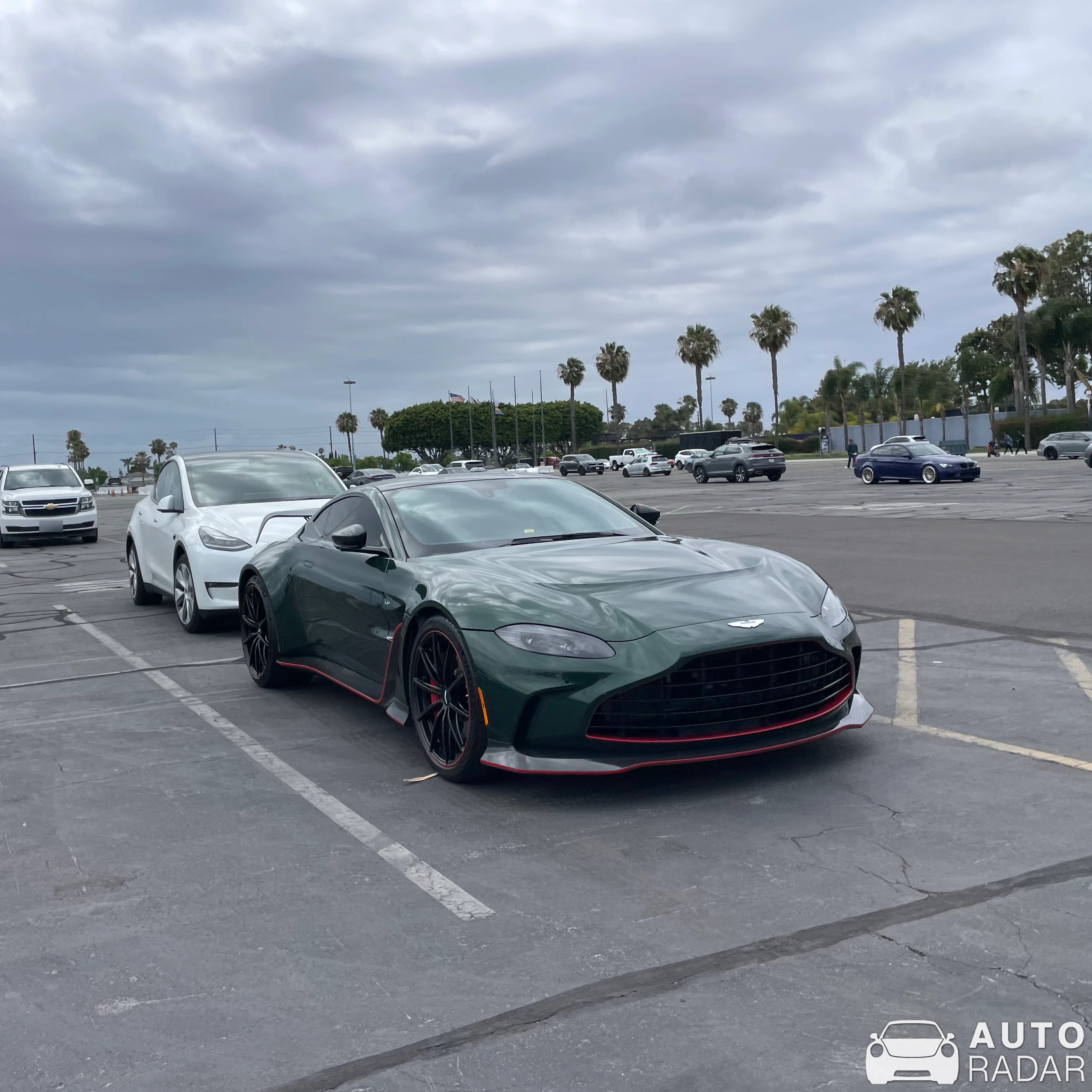 Aston Martin V12 Vantage 2023 spotted in Costa Mesa