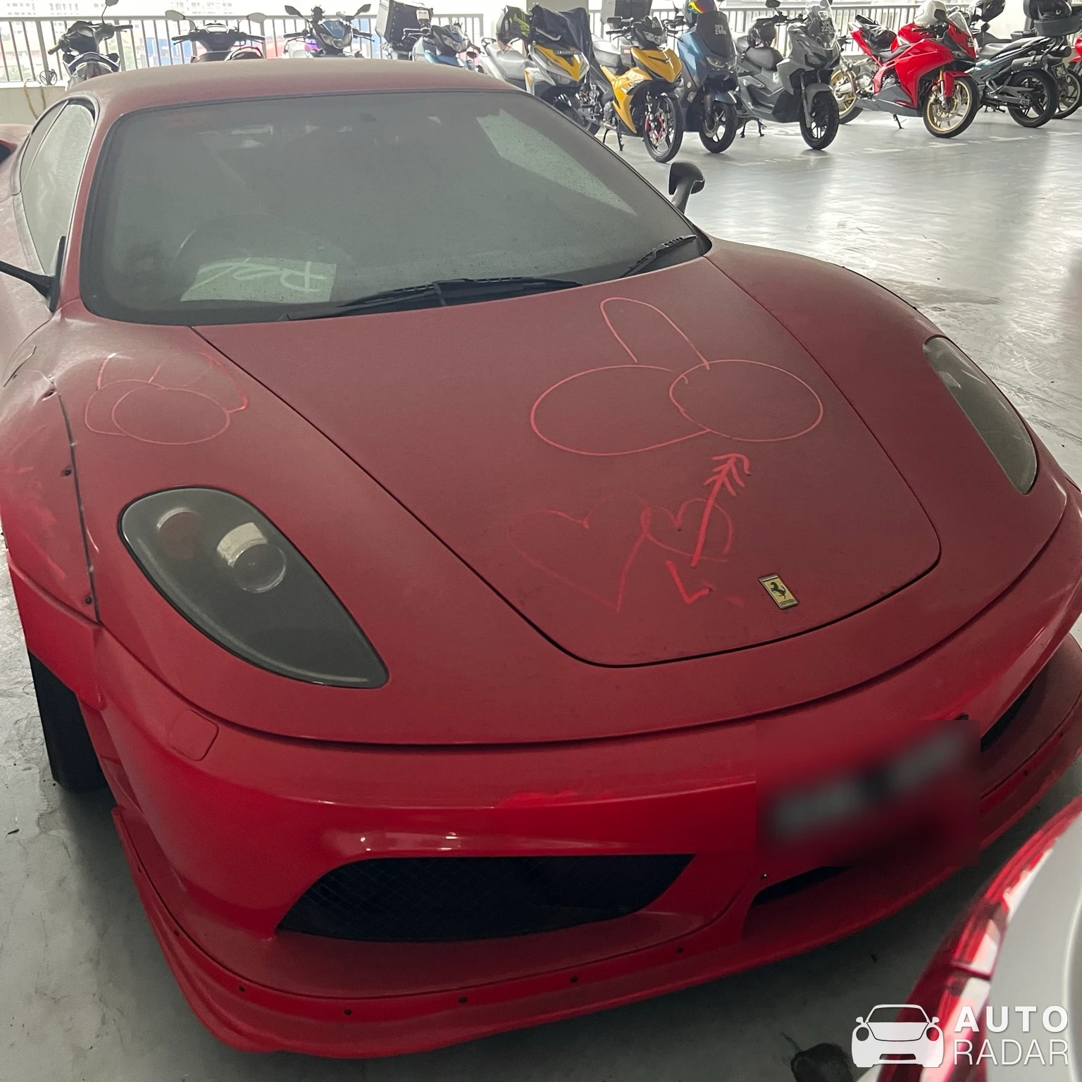 Ferrari F430 Liberty Walk Widebody spotted in Singapore