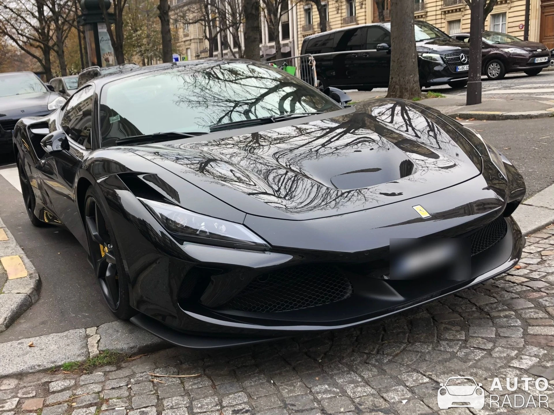Ferrari F8 Tributo spotted in Paris, France